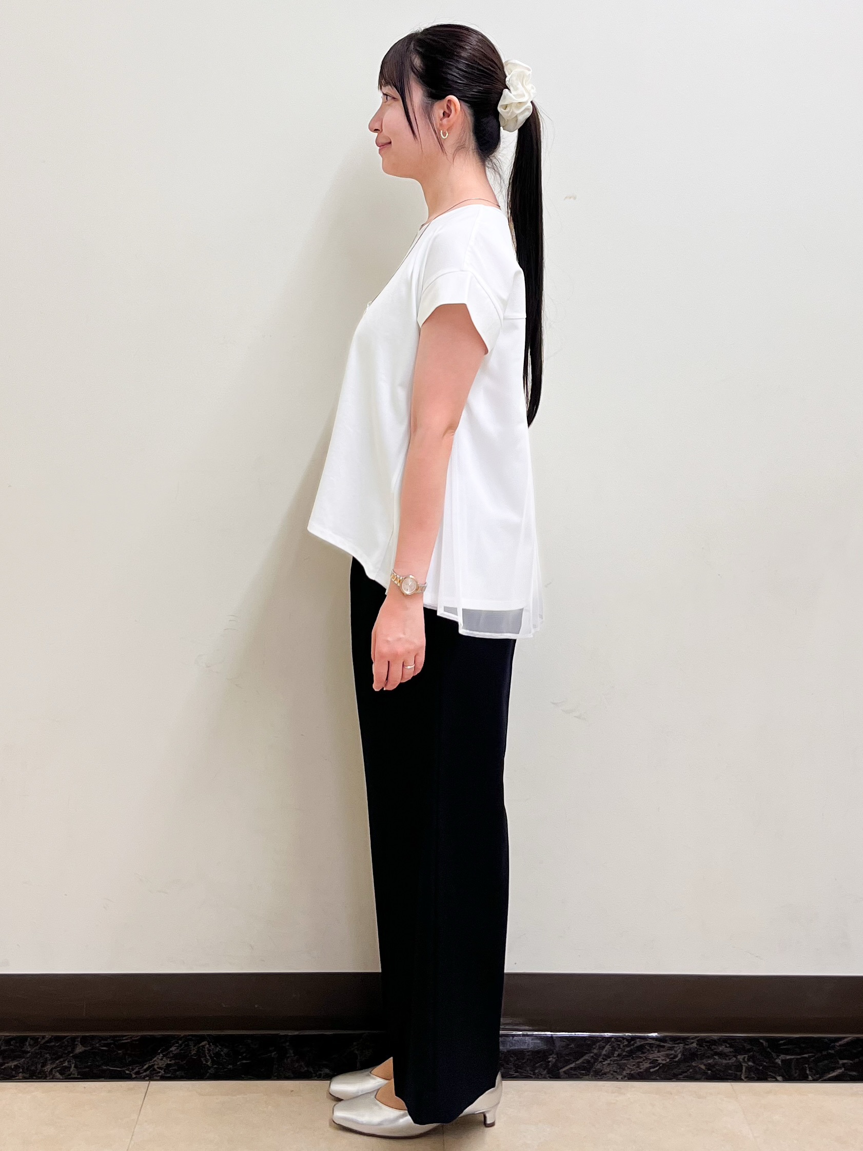 mikikoさんの「Reflect｜チュール&times;ジャージチュニックトップス」を使ったコーディネート