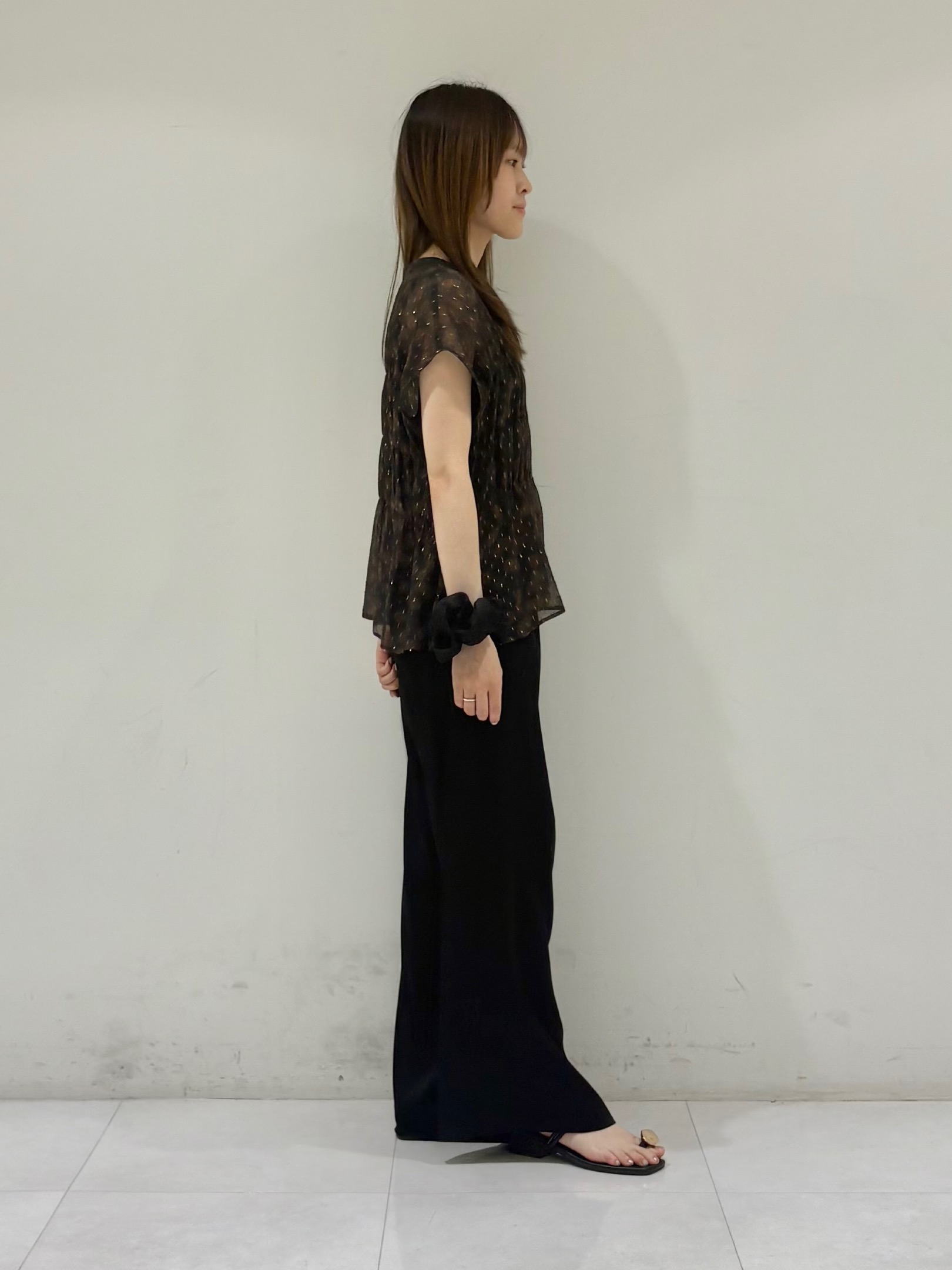 kyokaさんの「UNTITLED｜ヴィンテージドットブラウス」を使ったコーディネート