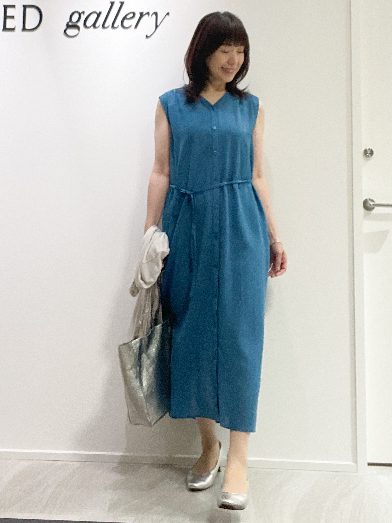 めいさんの「UNTITLED｜【接触冷感/UVカット/遮熱機能】フライスジャージカーディガン」を使ったコーディネート