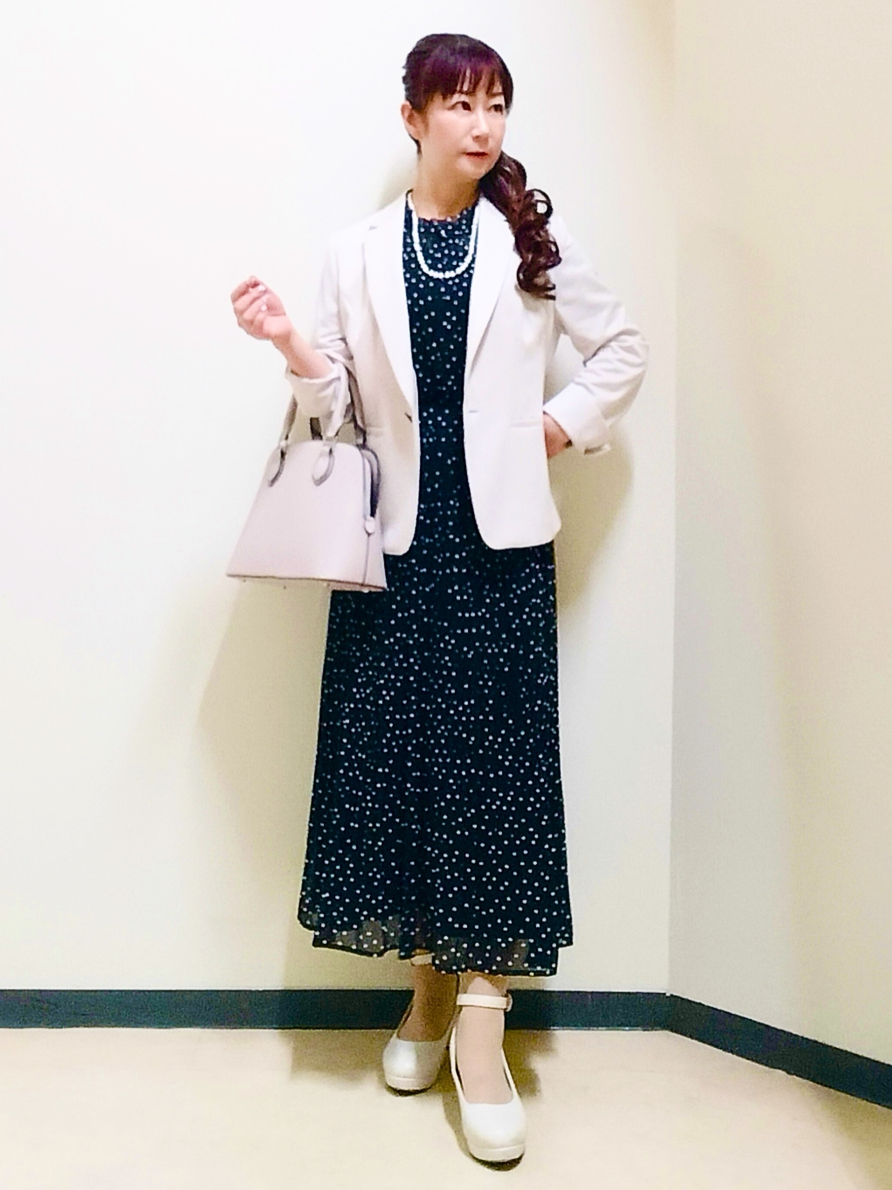花さんの「Reflect｜【SS-4Lサイズ／UVカット／接触冷感】匠ジャケット／ベーシックテーラード」を使ったコーディネート