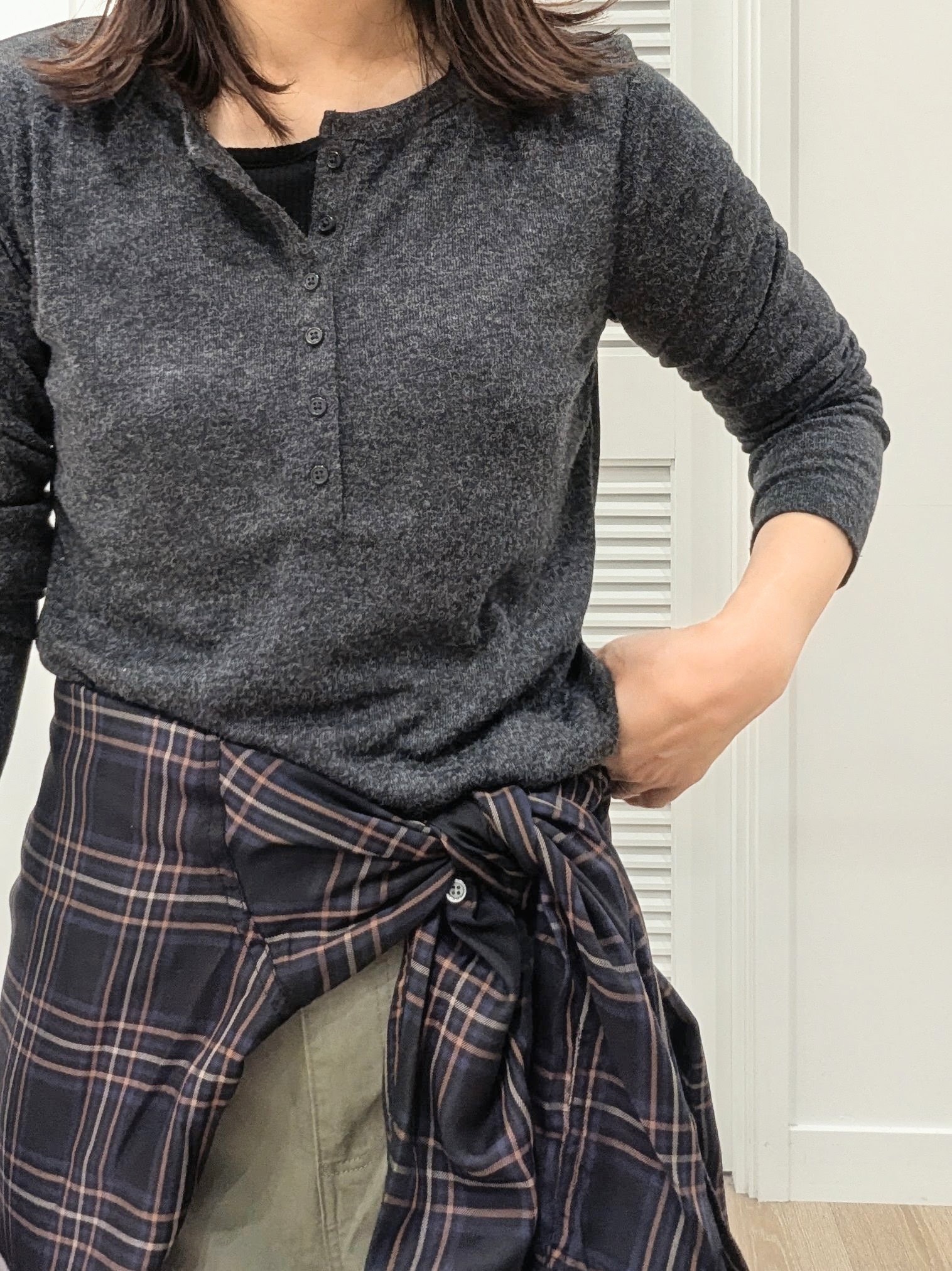 enさんの「Dessin｜配色キャンバストートバッグM」を使ったコーディネート