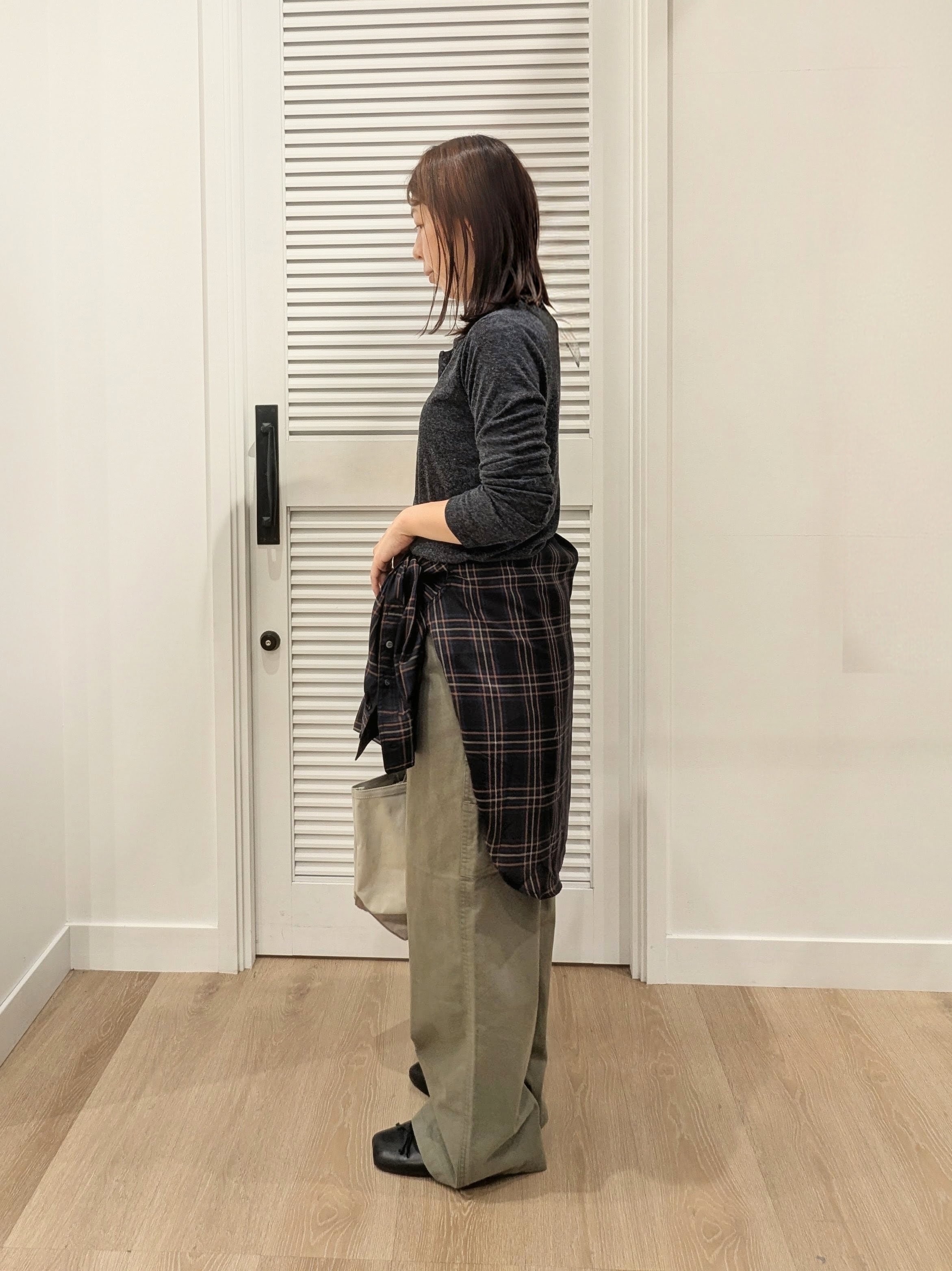 enさんの「Dessin｜配色キャンバストートバッグM」を使ったコーディネート