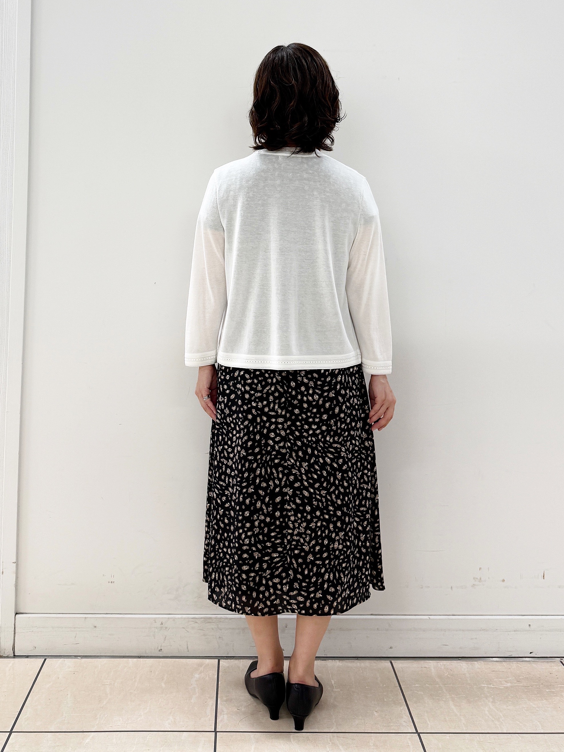 KIKIさんの「Reflect｜七分袖ニットカーディガン」を使ったコーディネート
