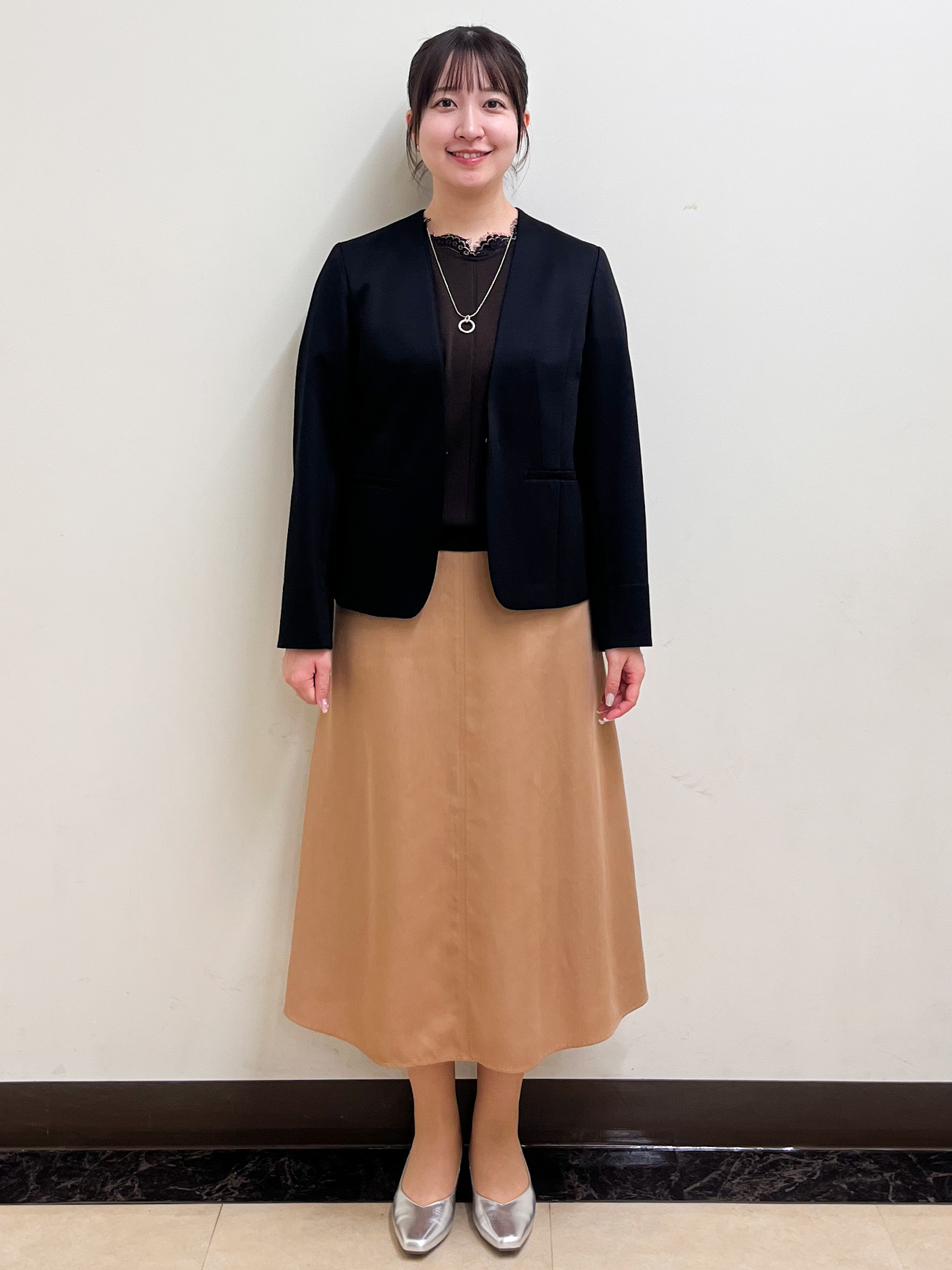 mikikoさんの「Reflect｜【SS-4Lサイズ／UVカット／接触冷感】匠ジャケット／ノーカラー」を使ったコーディネート
