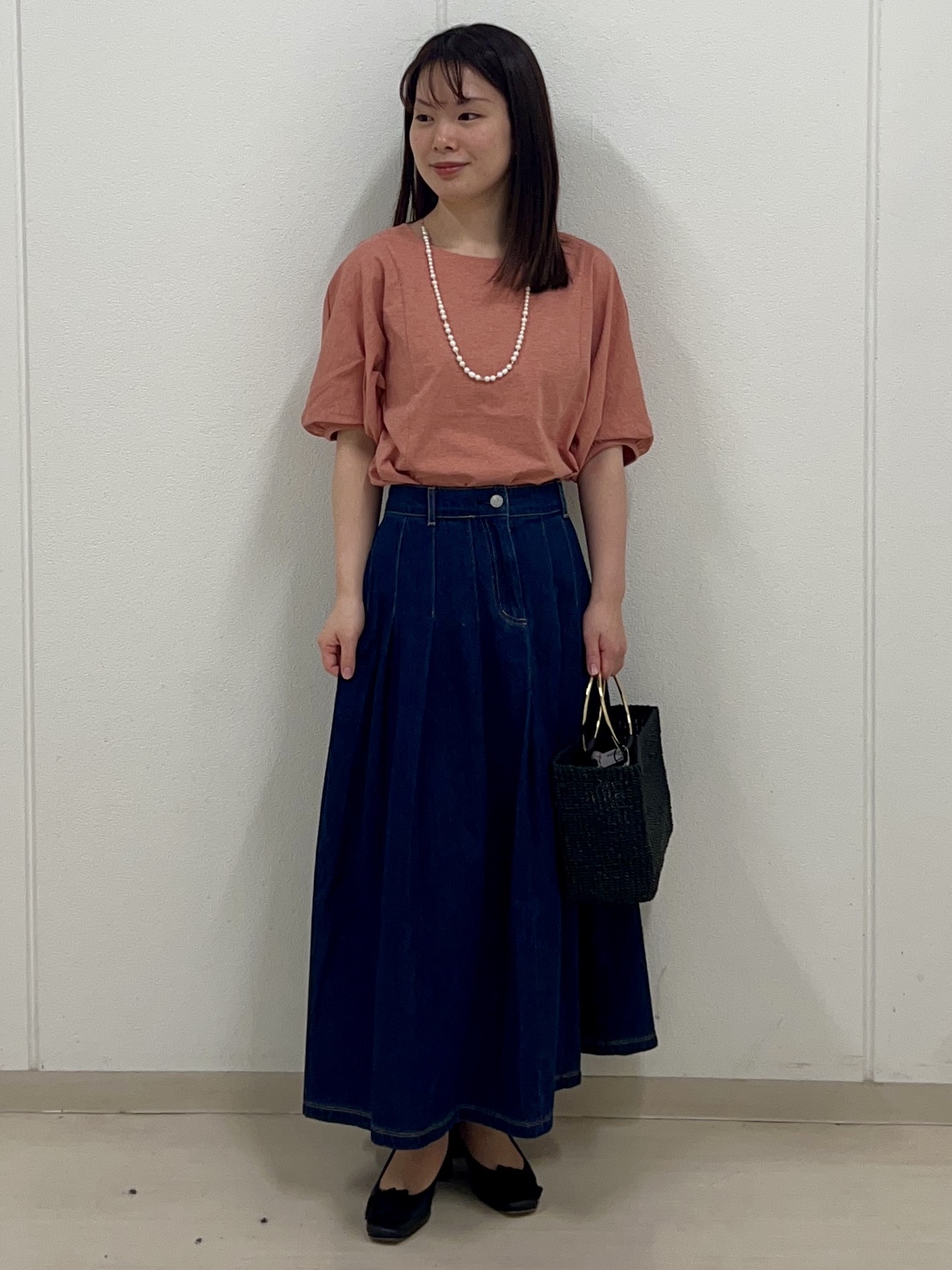 ゆうさんの「Reflect｜【UVカット／接触冷感／吸水速乾】ギャザースリーブカットソー」を使ったコーディネート