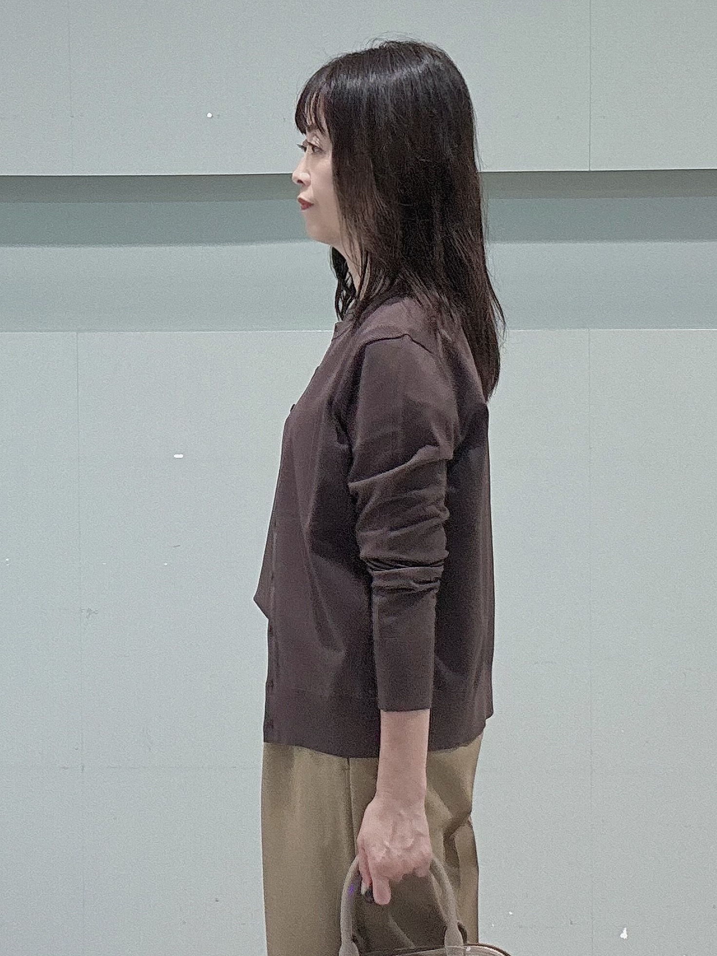 makiさんの「UNTITLED｜【アンサンブル可能】コンパクトニットカーディガン」を使ったコーディネート