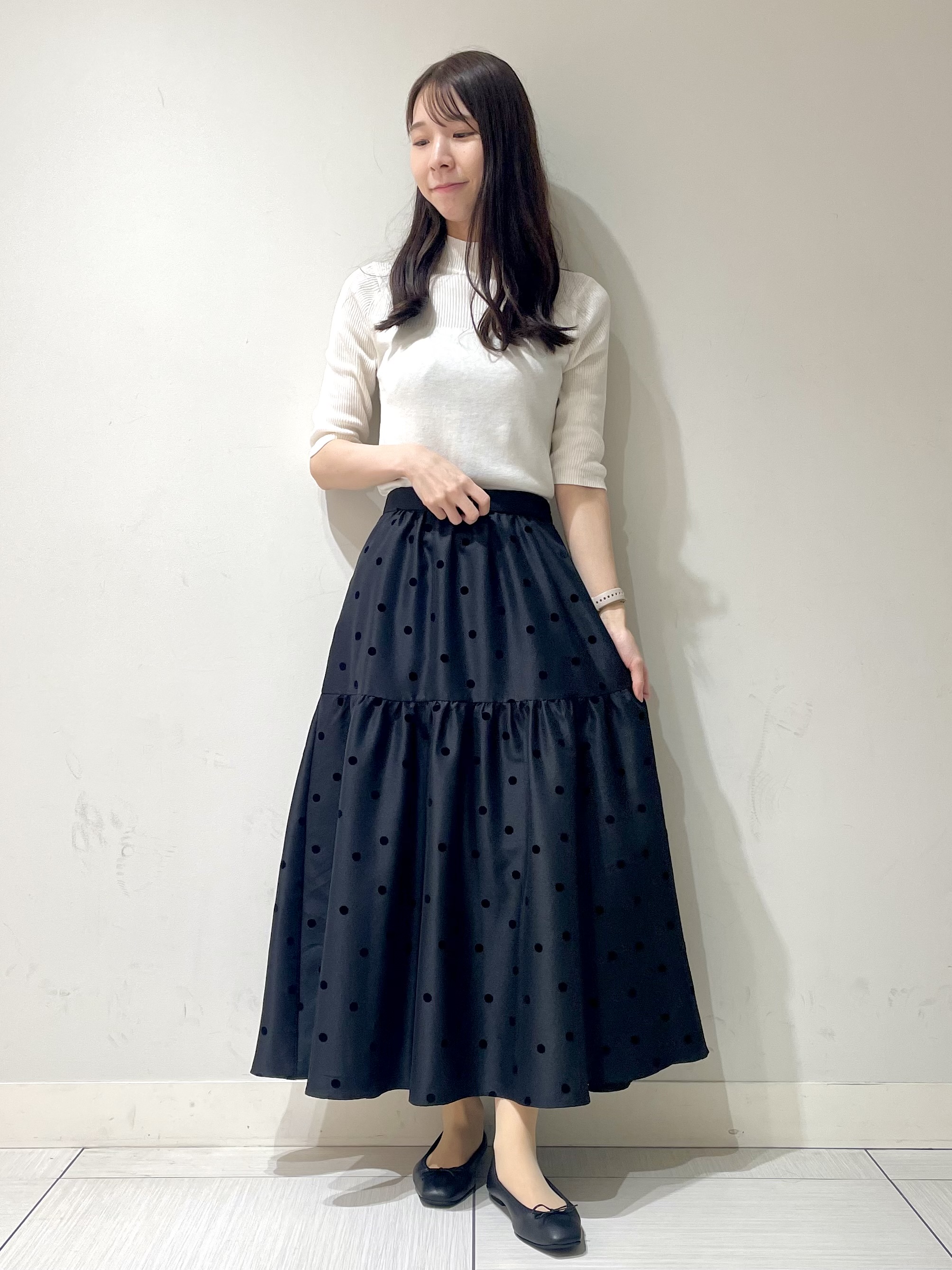 ことさんの「DRESSTERIOR｜【接触冷感】クールタッチカットハーフスリーブプルオーバー」を使ったコーディネート