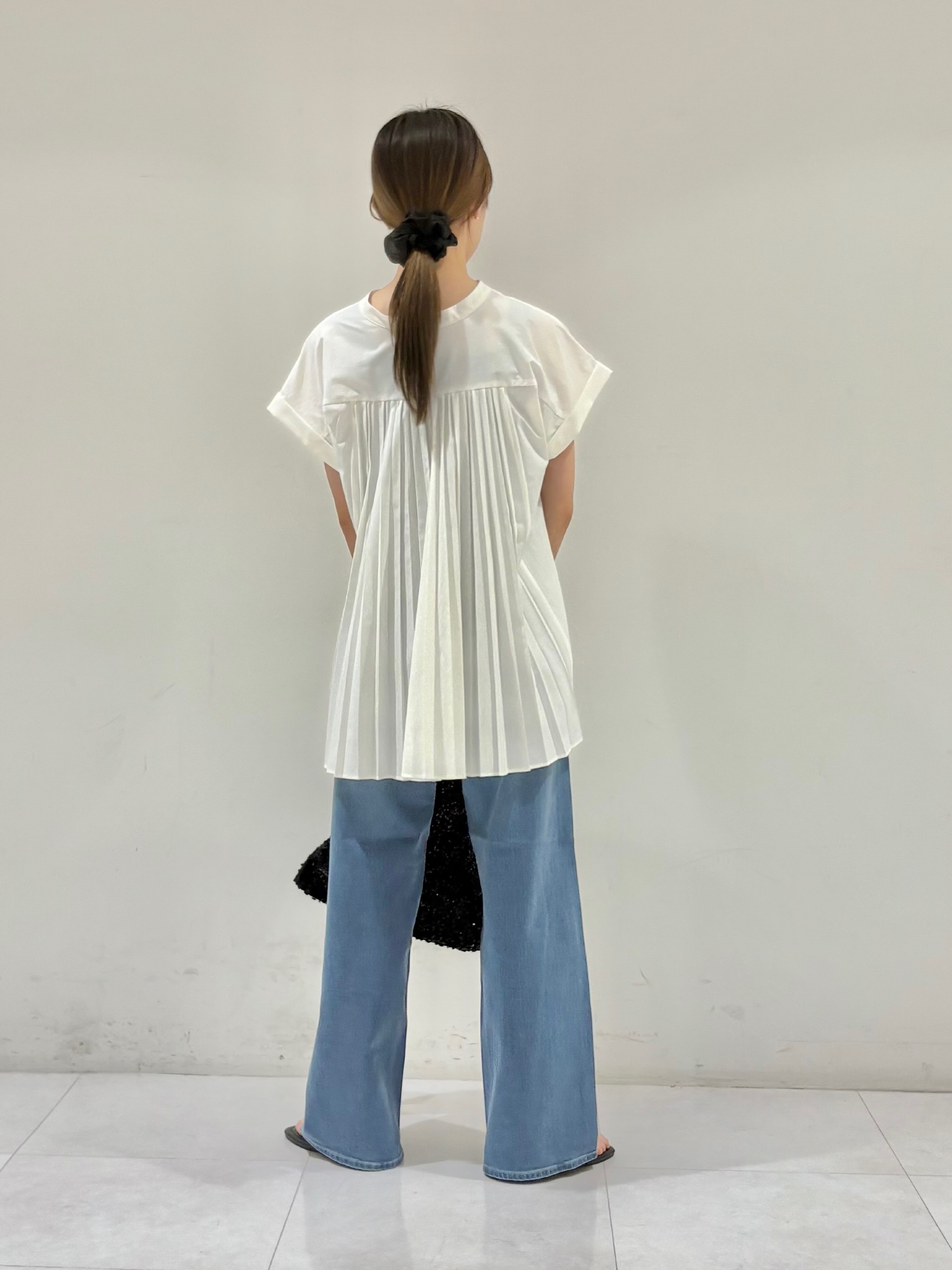 kyokaさんの「UNTITLED｜【吸水速乾/接触冷感】バックプリーツデザインブラウス」を使ったコーディネート