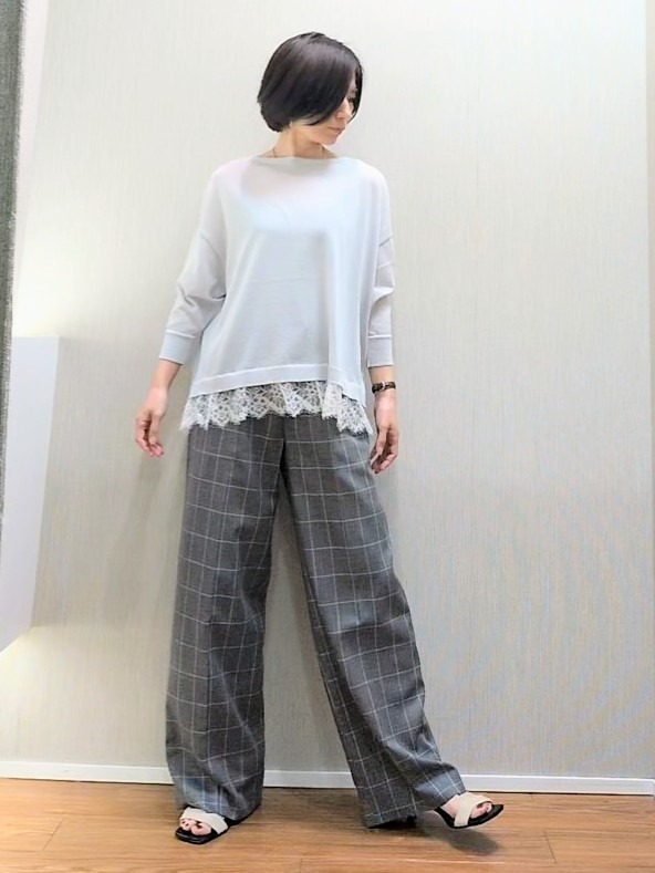 ミズタさんの「UNTITLED｜【セットアップ可/UVカット/接触冷感】エアリークールドロストシャツ」を使ったコーディネート