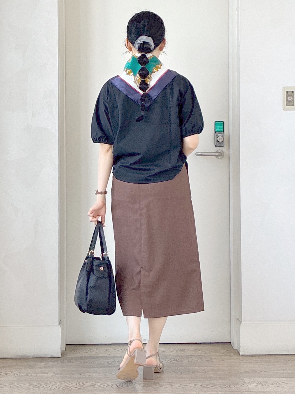  beni_gingerさんの「Reflect｜【UVカット／接触冷感／吸水速乾】ギャザースリーブカットソー」を使ったコーディネート