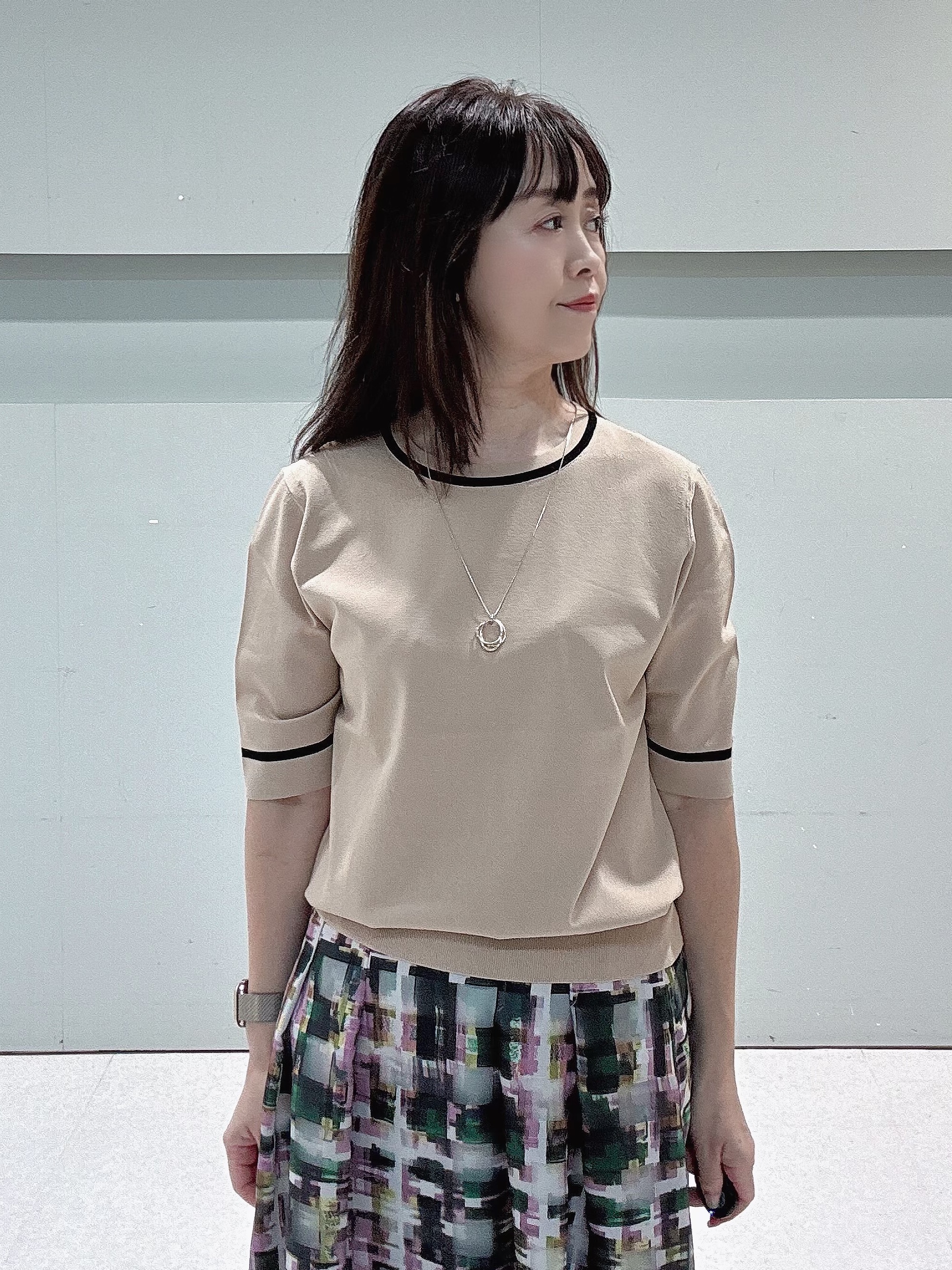 makiさんの「UNTITLED｜【アンサンブル可能】コンパクトニットカーディガン」を使ったコーディネート