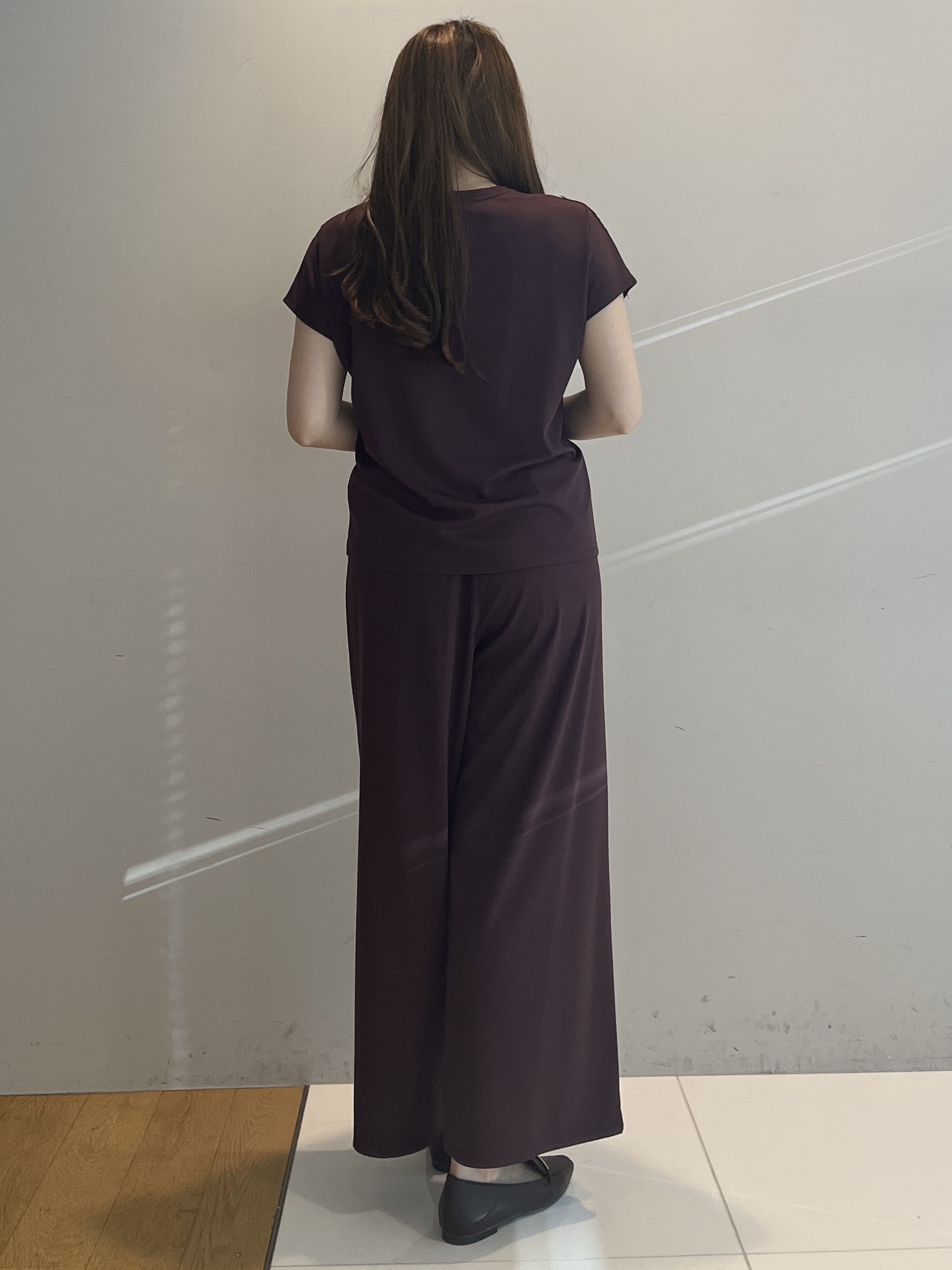 sayaさんの「grove｜【持続冷感/SET UP可】ひんやりポンチシリーズ／フロントレースドルマンカットソー」を使ったコーディネート