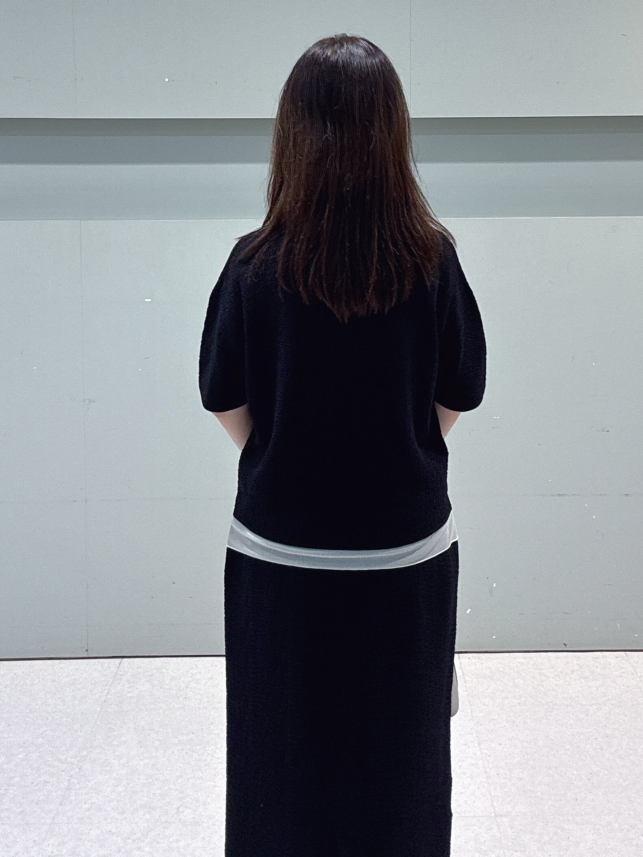 makiさんの「UNTITLED｜【セットアップ可】ドライタッチニットプルオーバー」を使ったコーディネート
