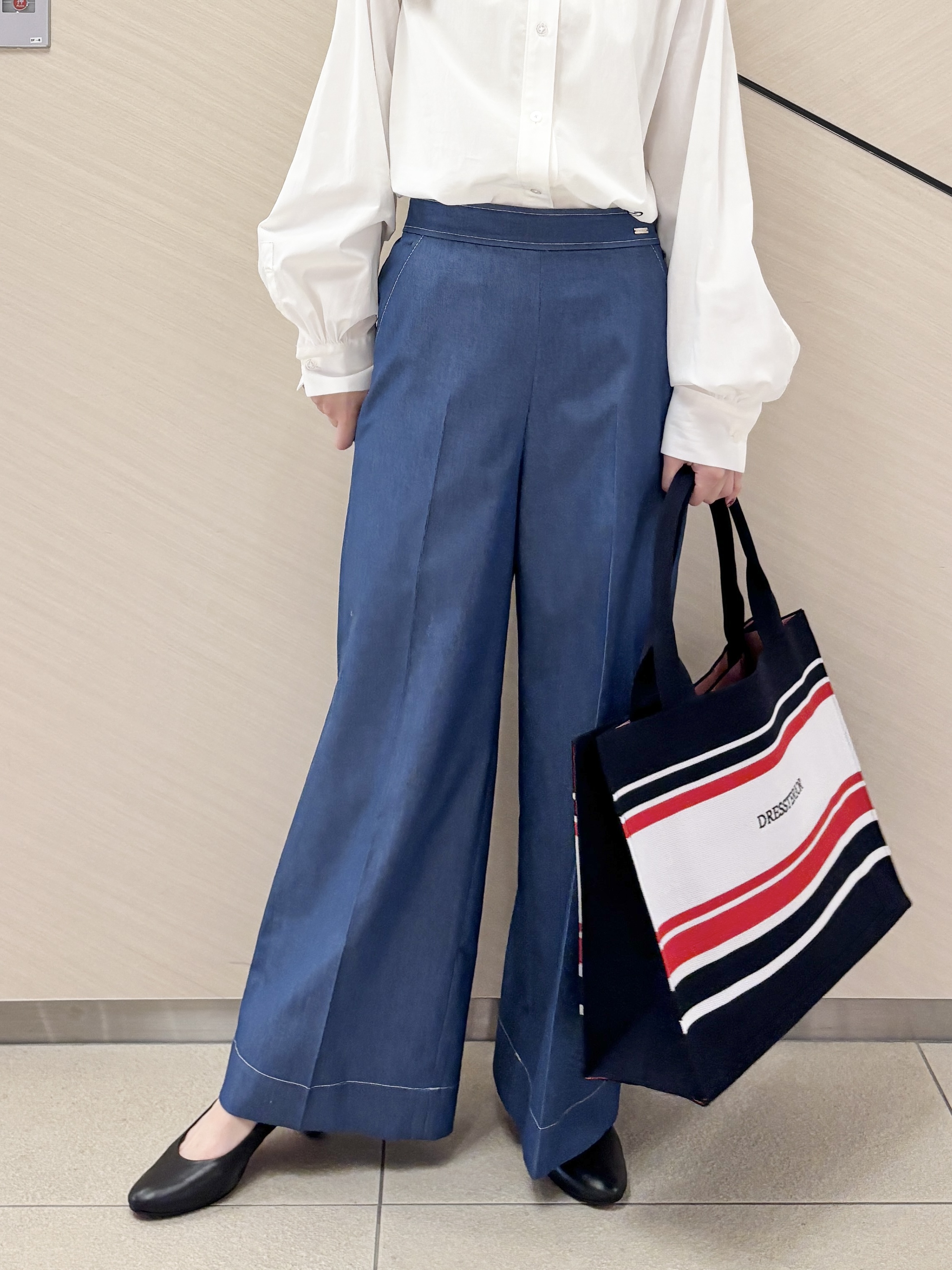 清水夏姫さんの「DRESSTERIOR｜【otonaMUSE5月号掲載】アーチフィットレザーパンプス」を使ったコーディネート