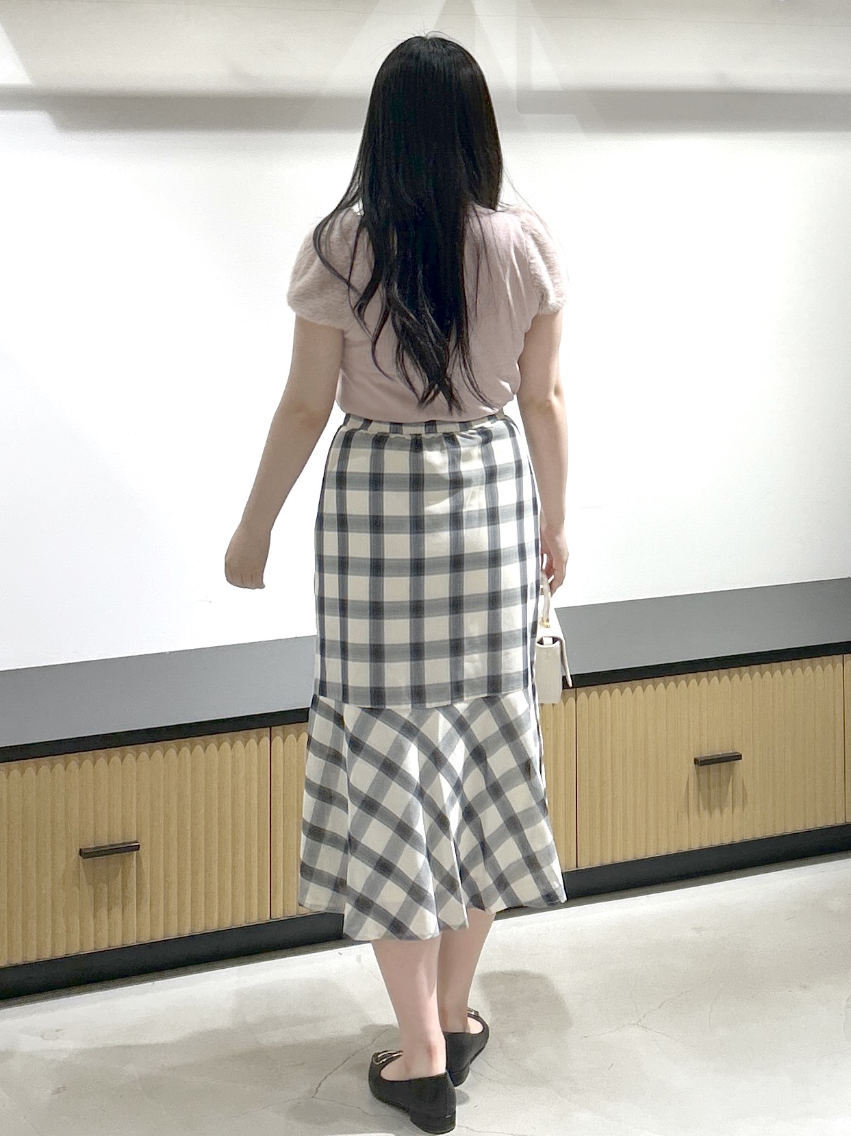 sayaさんの「OPAQUE.CLIP｜フェザースリーブニット【洗濯機OK】」を使ったコーディネート