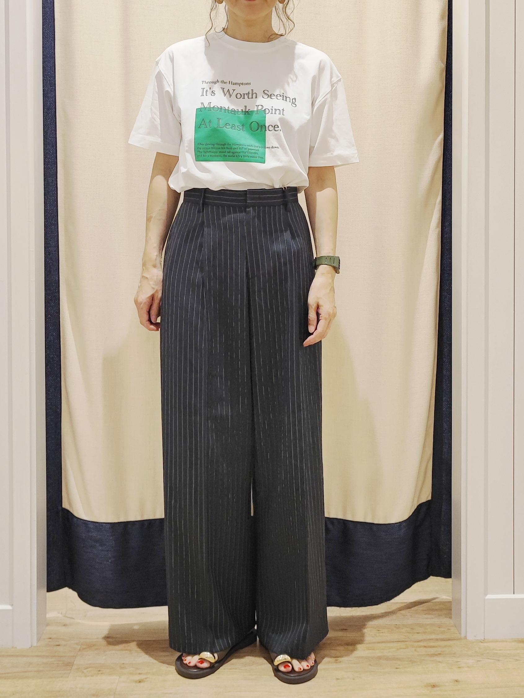 toyaさんの「Dessin｜【UVカット】シアー楊柳カーディガン」を使ったコーディネート