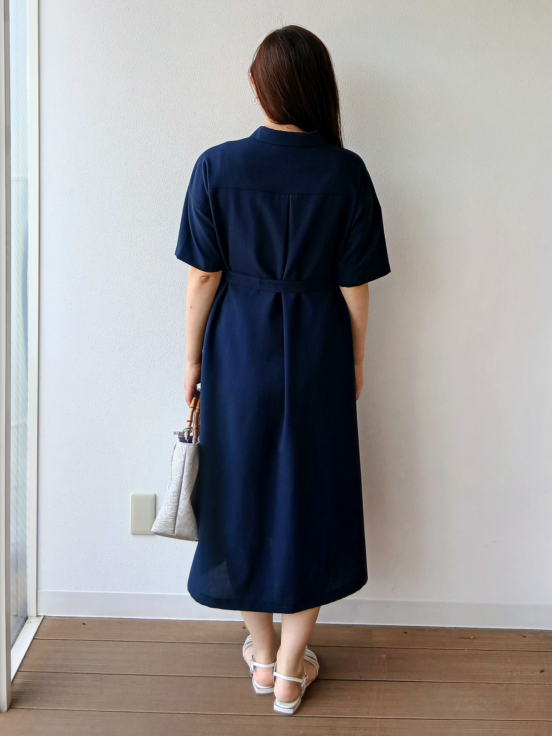 なみきさんの「UNTITLED｜【UVカット/接触冷感/通気性】エアリークールワンピース」を使ったコーディネート