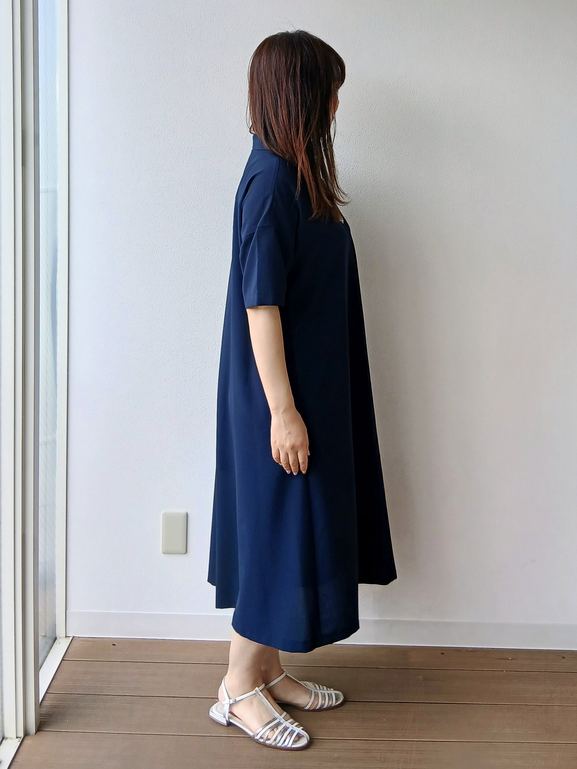 なみきさんの「UNTITLED｜【UVカット/接触冷感/通気性】エアリークールワンピース」を使ったコーディネート