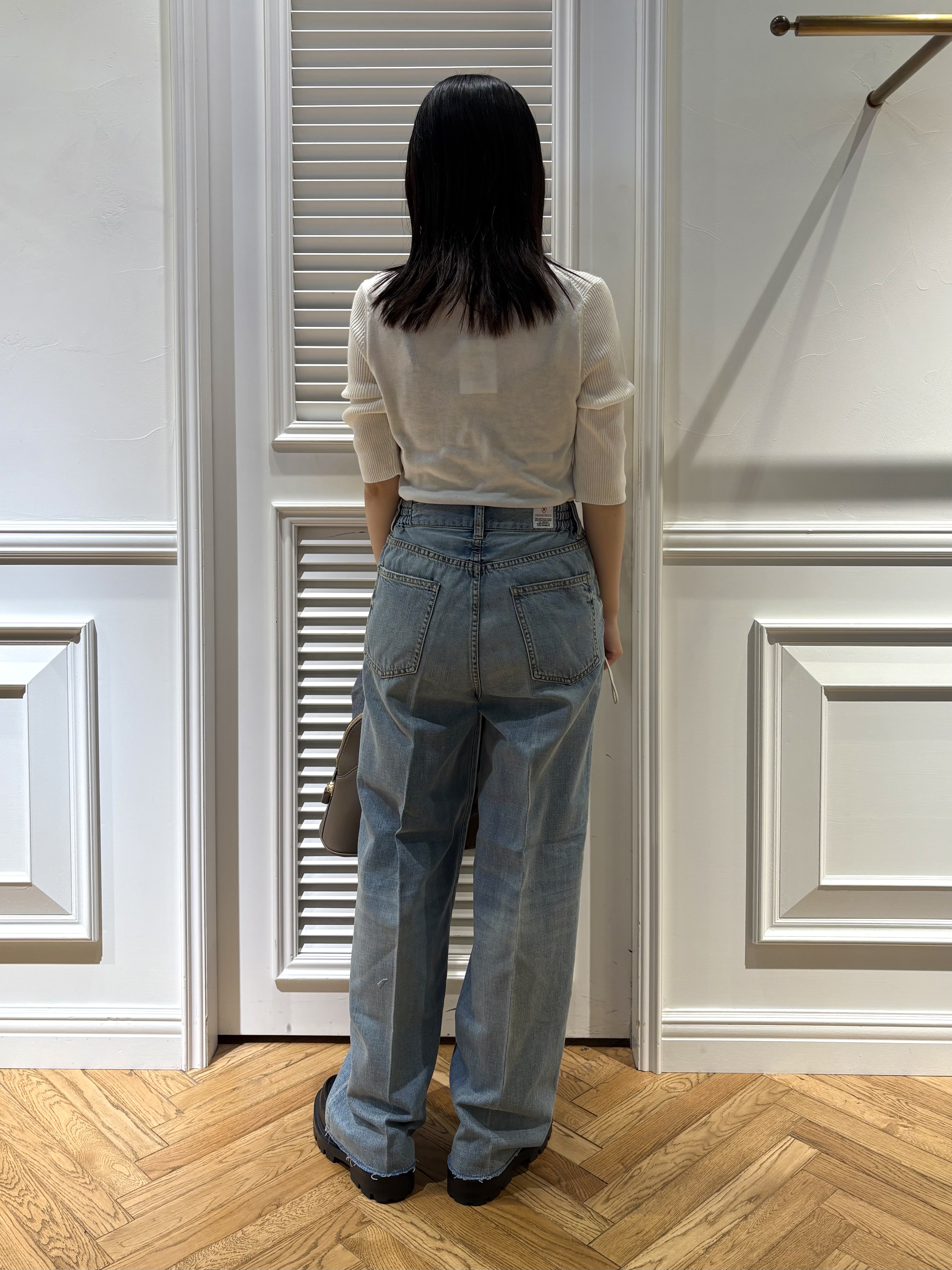 cocoさんの「DRESSTERIOR｜【接触冷感】クールタッチカットハーフスリーブプルオーバー」を使ったコーディネート