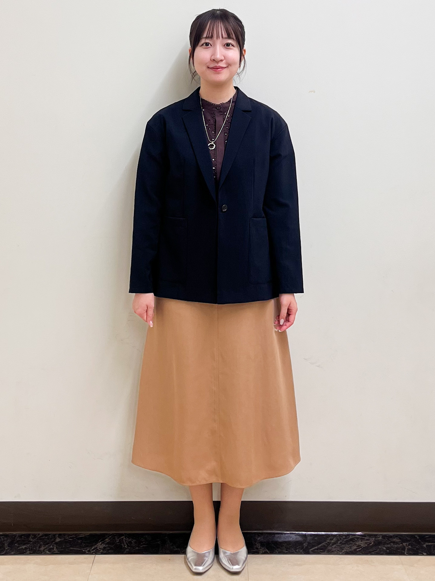 mikikoさんの「Reflect｜【SS-4Lサイズ／接触冷感／シワになりにくい】リラクシーテーラードジャケット」を使ったコーディネート