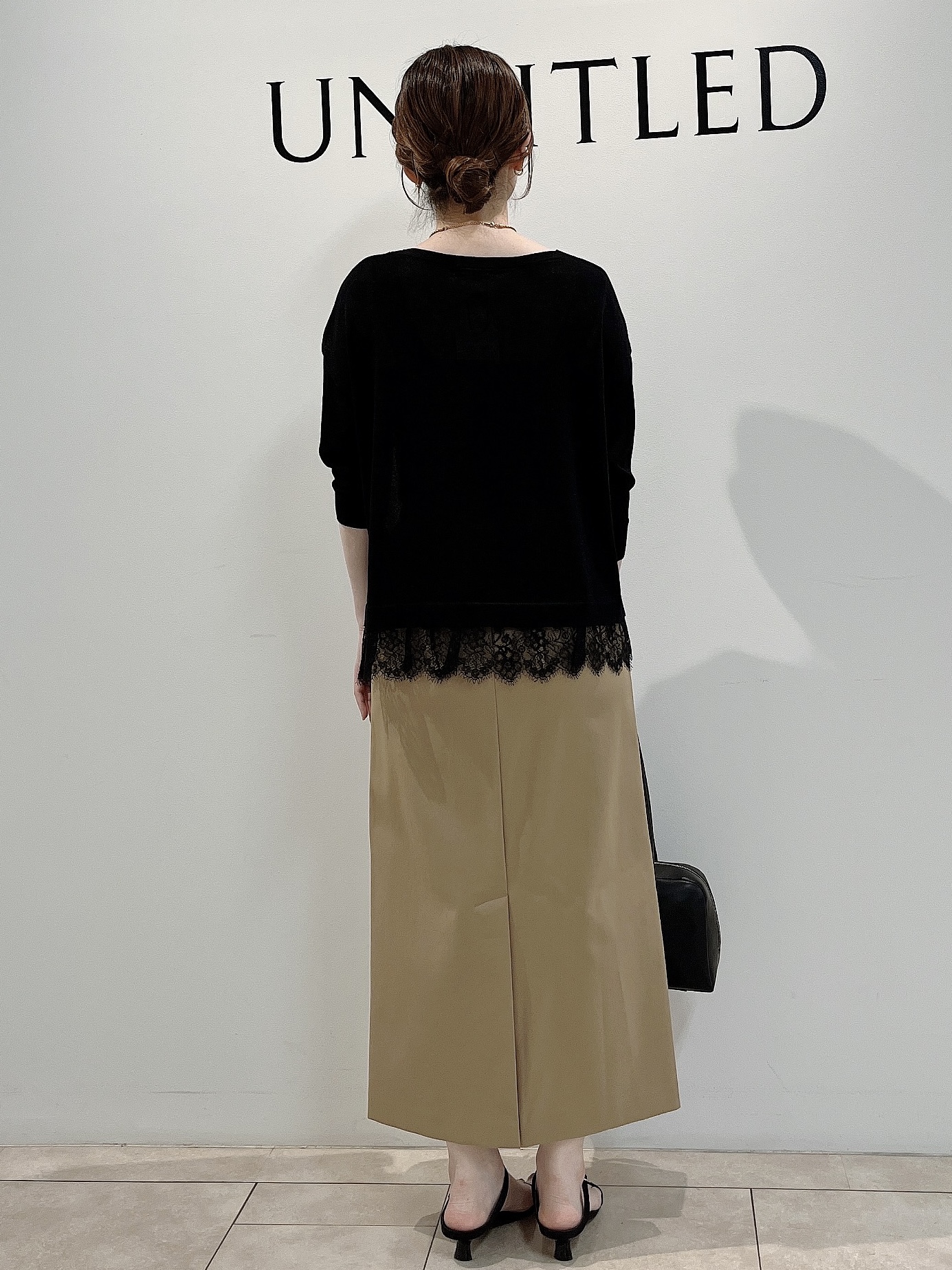 hayaさんの「UNTITLED｜レースドッキングニットプルオーバー」を使ったコーディネート