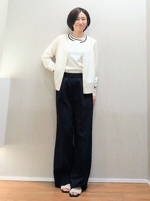 ミズタさんの「UNTITLED｜【アンサンブル可能】コンパクトニットカーディガン」を使ったコーディネート