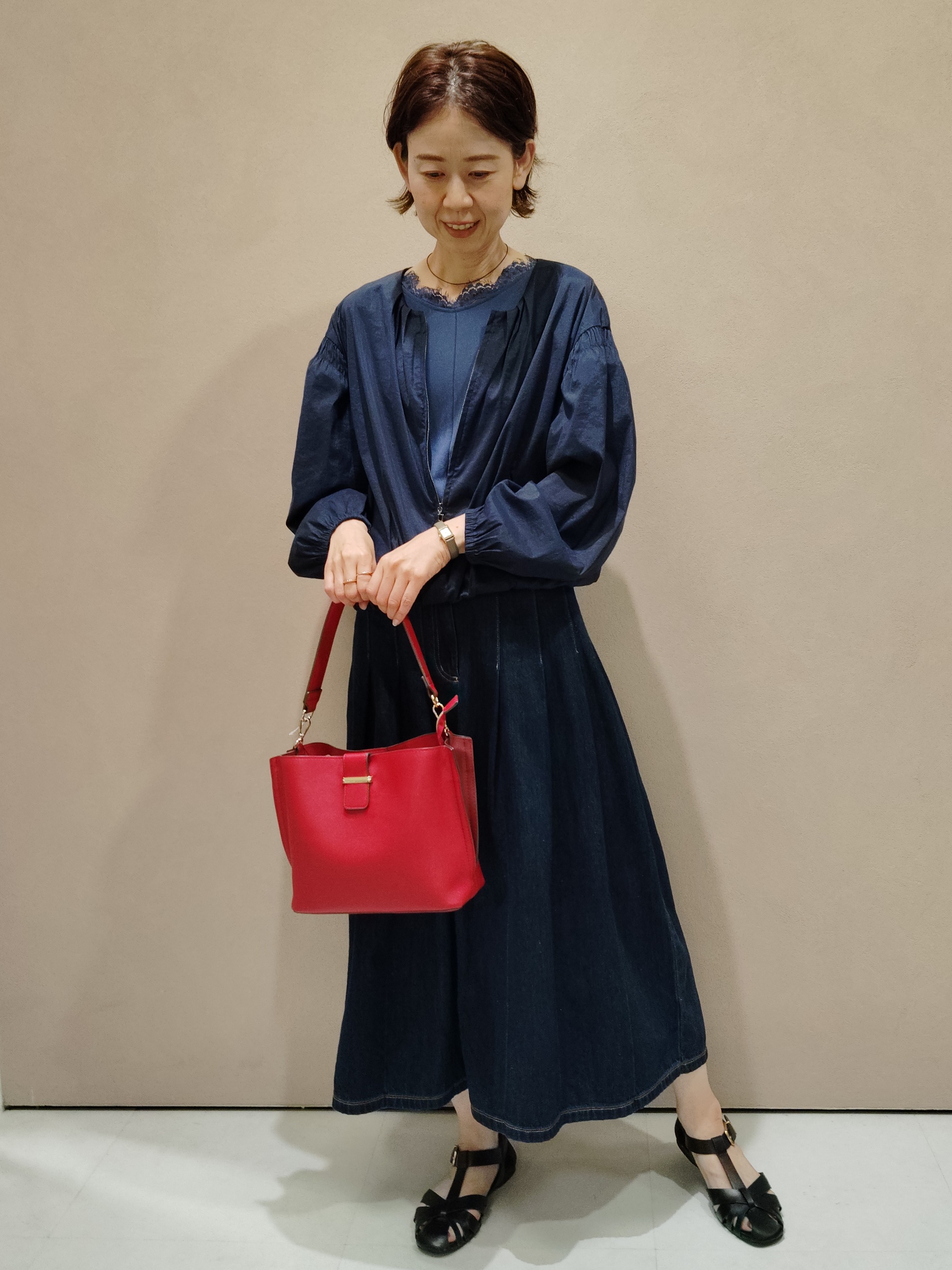 KATAさんの「Reflect｜フロントファスナーシアーブルゾン」を使ったコーディネート