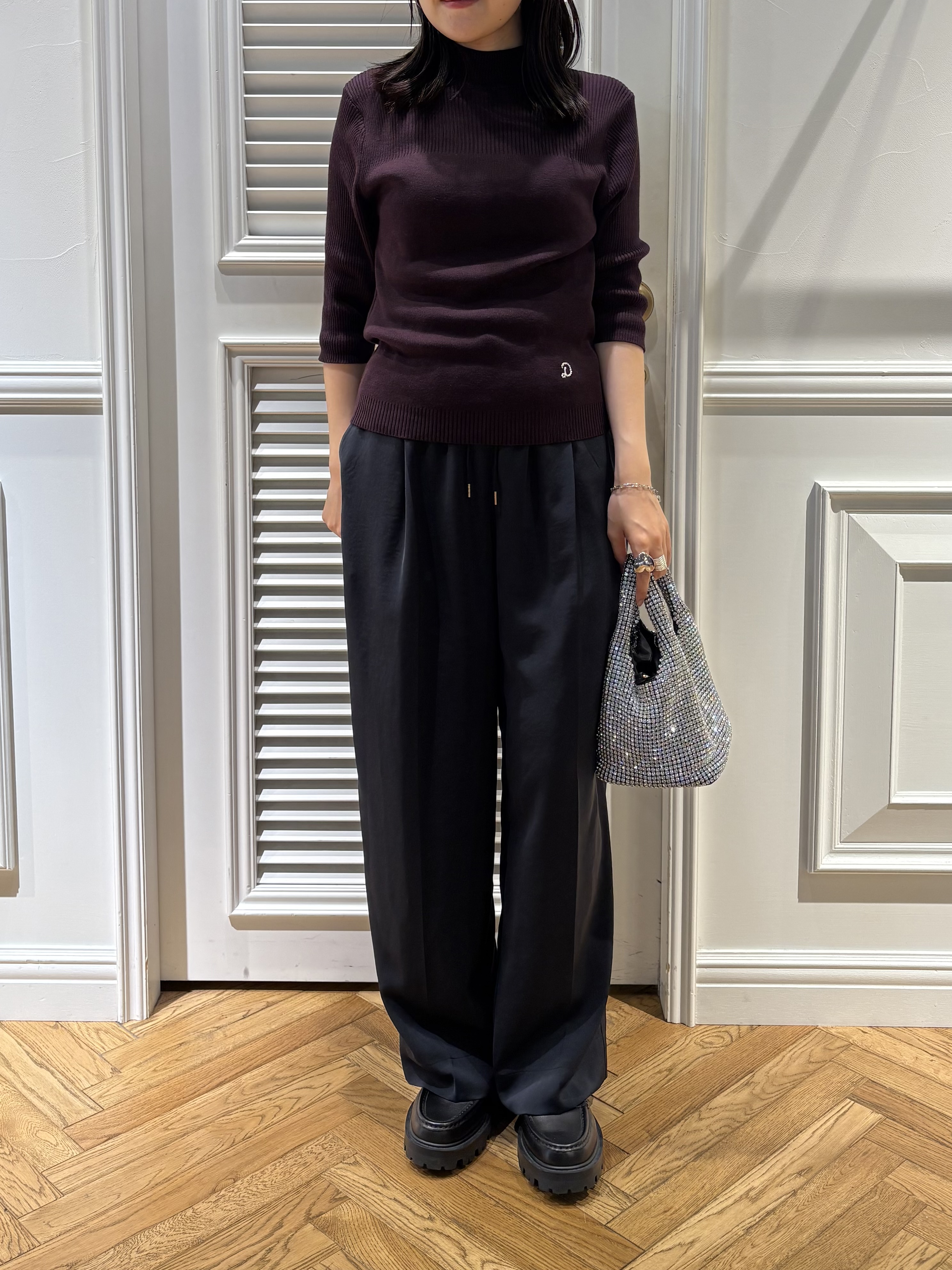 cocoさんの「DRESSTERIOR｜【接触冷感】クールタッチカットハーフスリーブプルオーバー」を使ったコーディネート