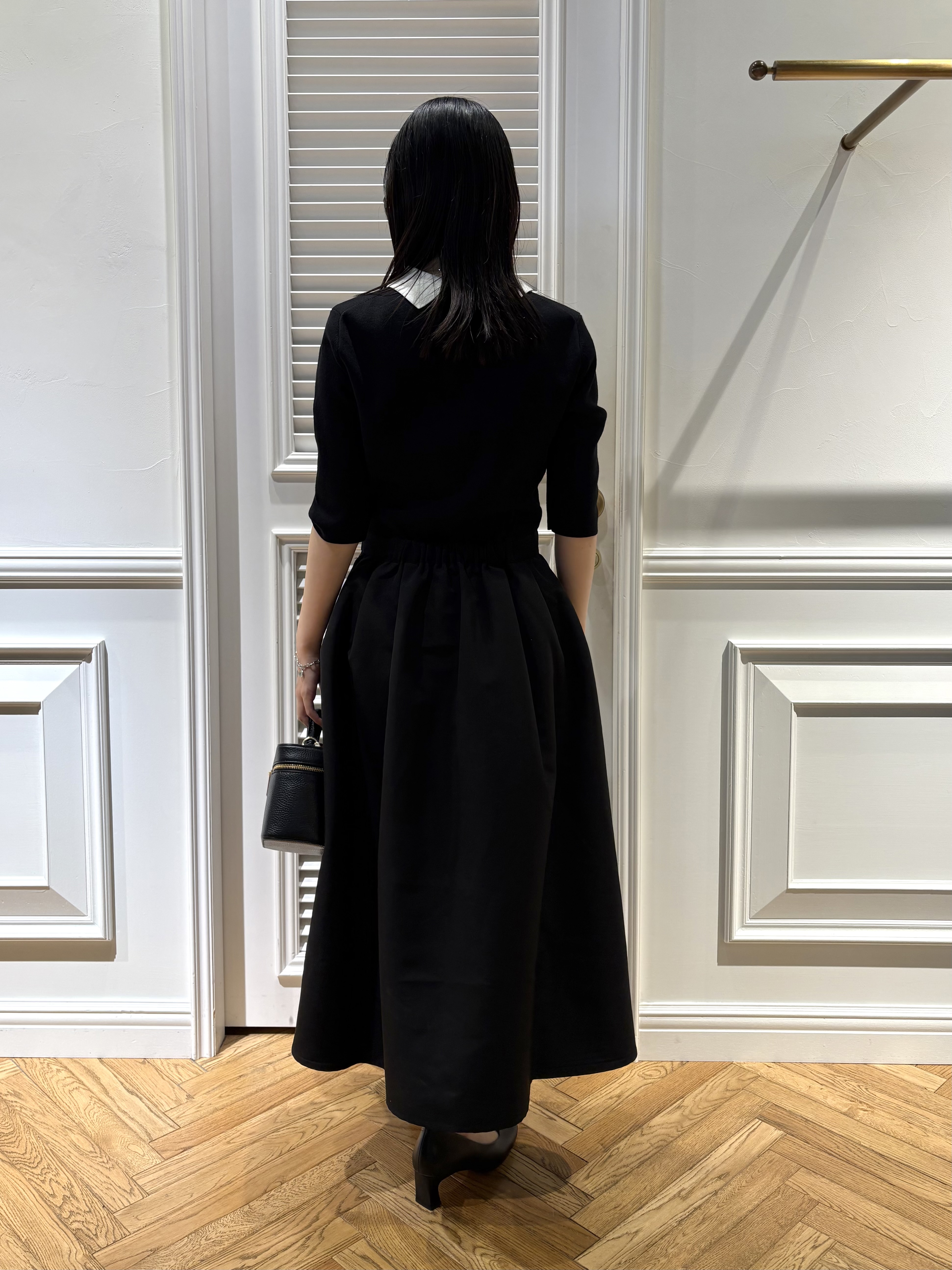 cocoさんの「DRESSTERIOR｜バイカラーニットコンビワンピース」を使ったコーディネート