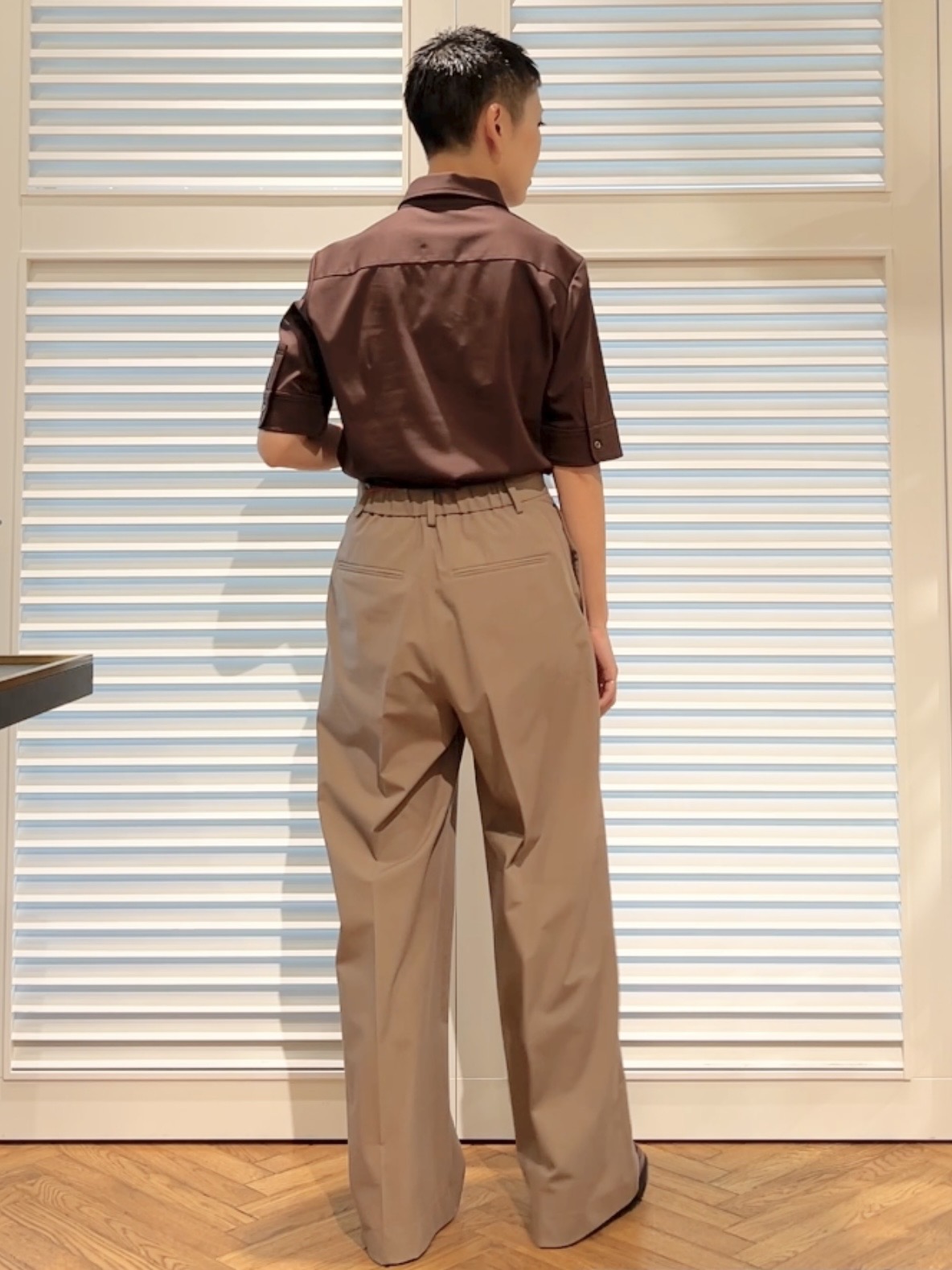 OCHIAIさんの「DRESSTERIOR｜【接触冷感／抗菌防臭／消臭】ICE CLEAR COTTON ハーフスリーブシャツ」を使ったコーディネート