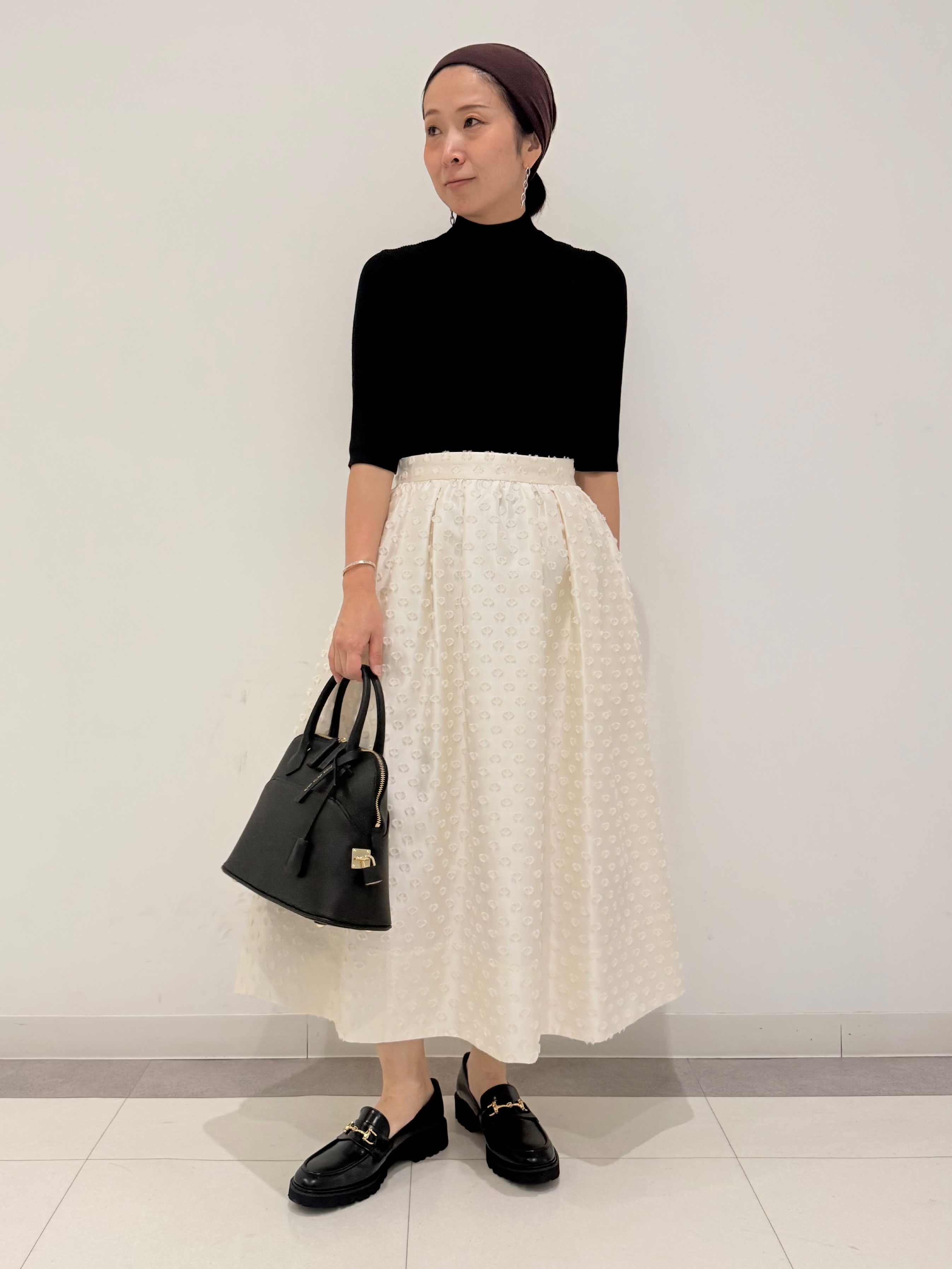 MIYAKAWAさんの「DRESSTERIOR｜【接触冷感】クールタッチカットハーフスリーブプルオーバー」を使ったコーディネート