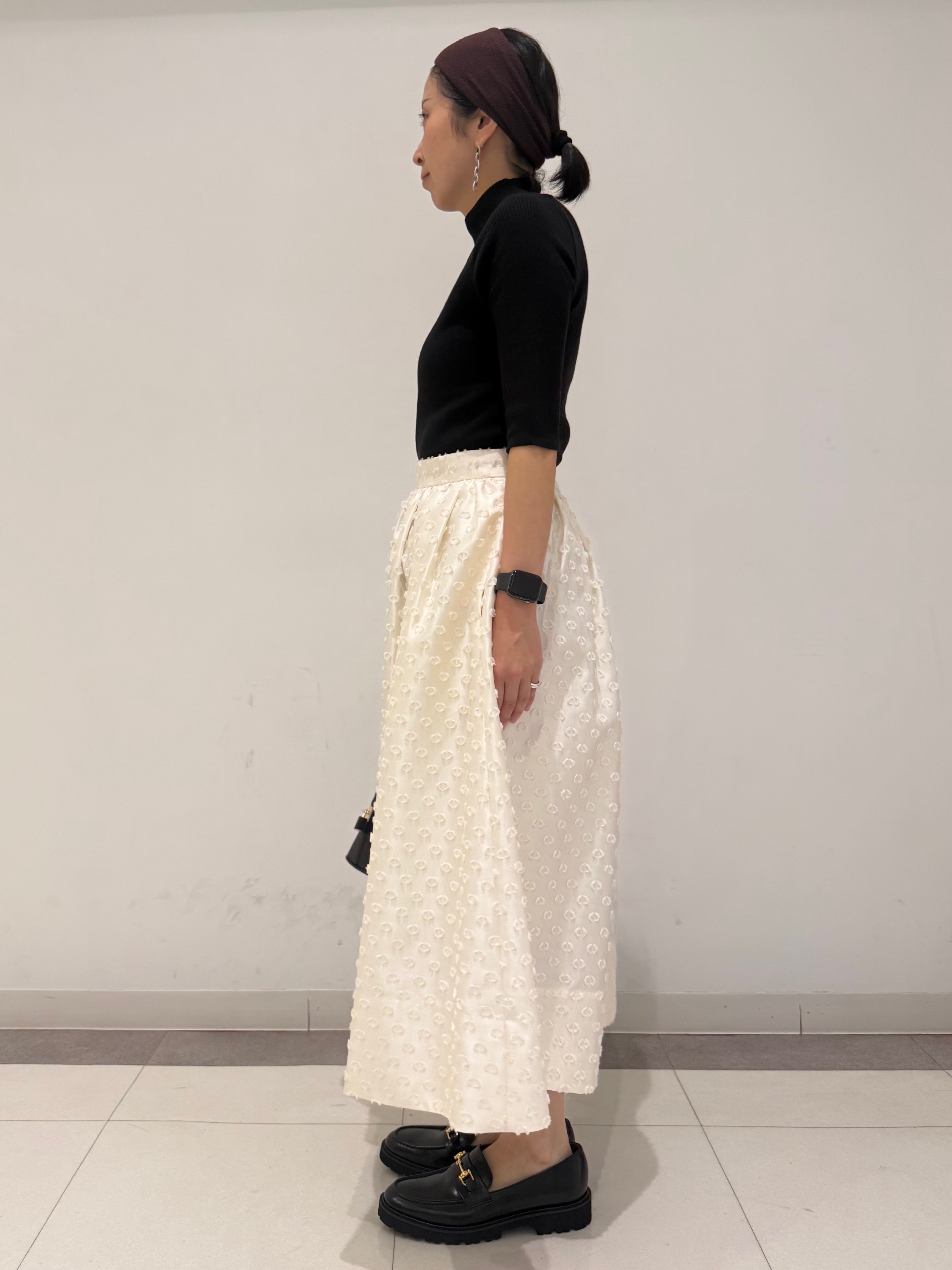 MIYAKAWAさんの「DRESSTERIOR｜【接触冷感】クールタッチカットハーフスリーブプルオーバー」を使ったコーディネート
