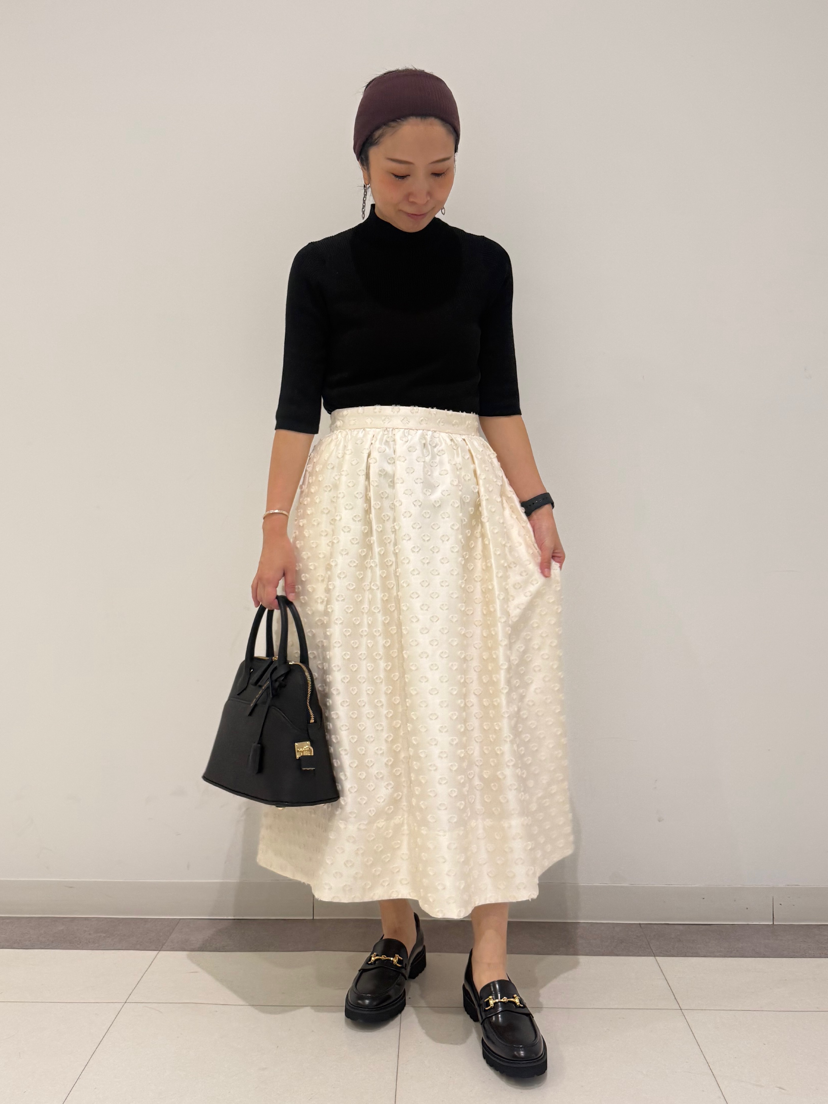 MIYAKAWAさんの「DRESSTERIOR｜【接触冷感】クールタッチカットハーフスリーブプルオーバー」を使ったコーディネート