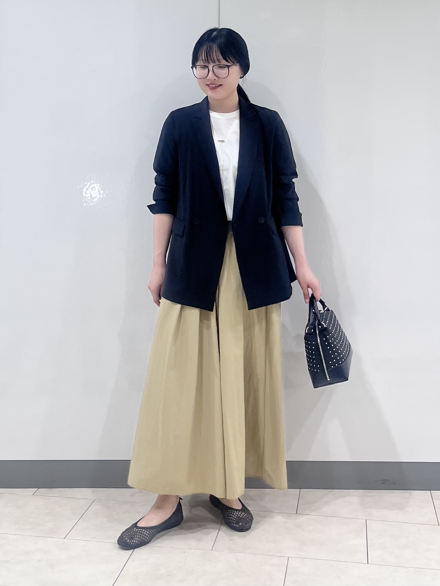 hasuさんの「INDIVI｜【接触冷感/UVケア/着る日傘】ダブルジャケット」を使ったコーディネート