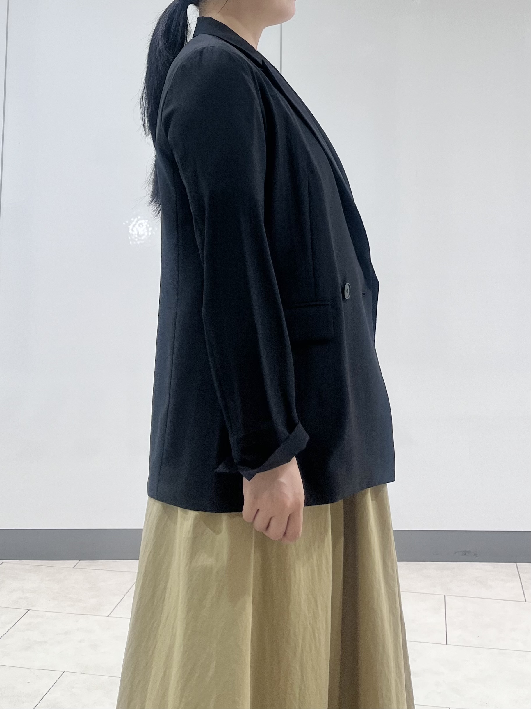 hasuさんの「INDIVI｜【接触冷感/UVケア/着る日傘】ダブルジャケット」を使ったコーディネート