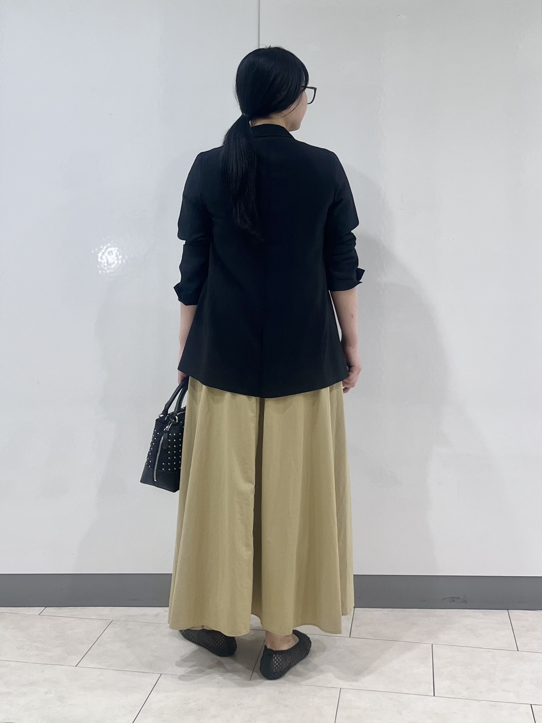 hasuさんの「INDIVI｜【接触冷感/UVケア/着る日傘】ダブルジャケット」を使ったコーディネート