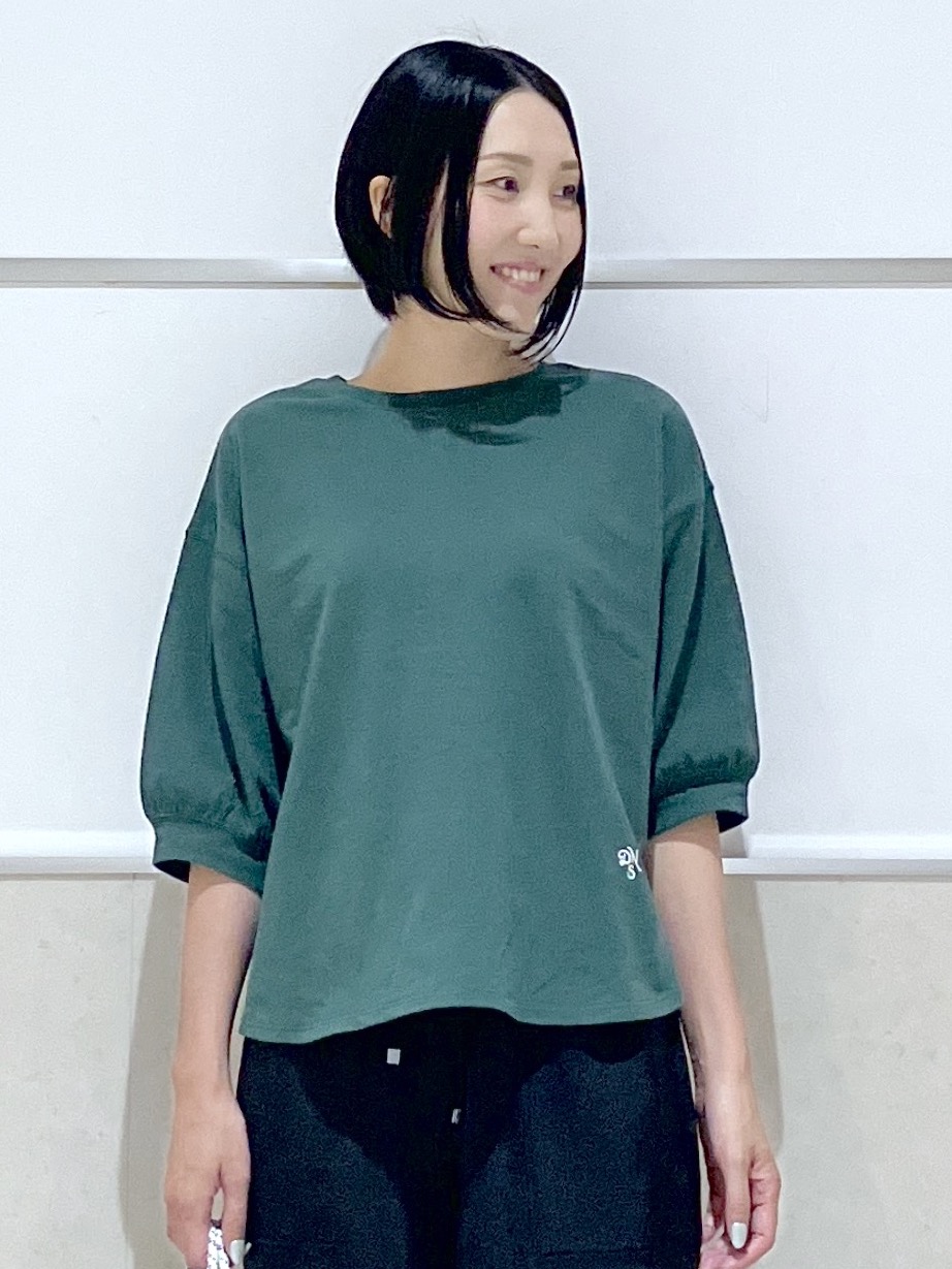 eriko さんの「Dessin｜バックヘンリーカットソー5分袖」を使ったコーディネート
