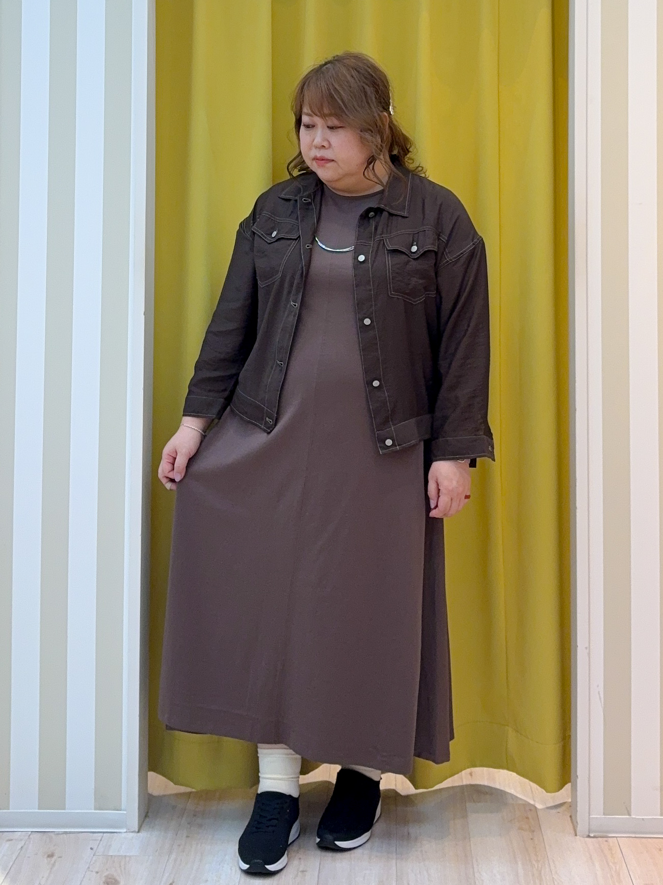 kotoさんさんの「SHOO･LA･RUE｜Gジャン風 シアージャケット」を使ったコーディネート