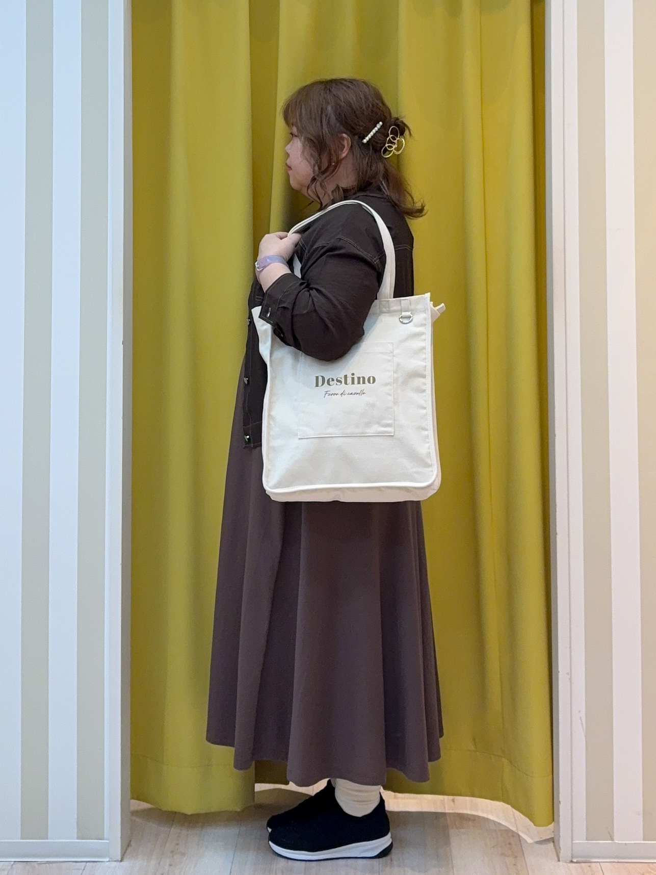 kotoさんさんの「SHOO･LA･RUE｜Gジャン風 シアージャケット」を使ったコーディネート