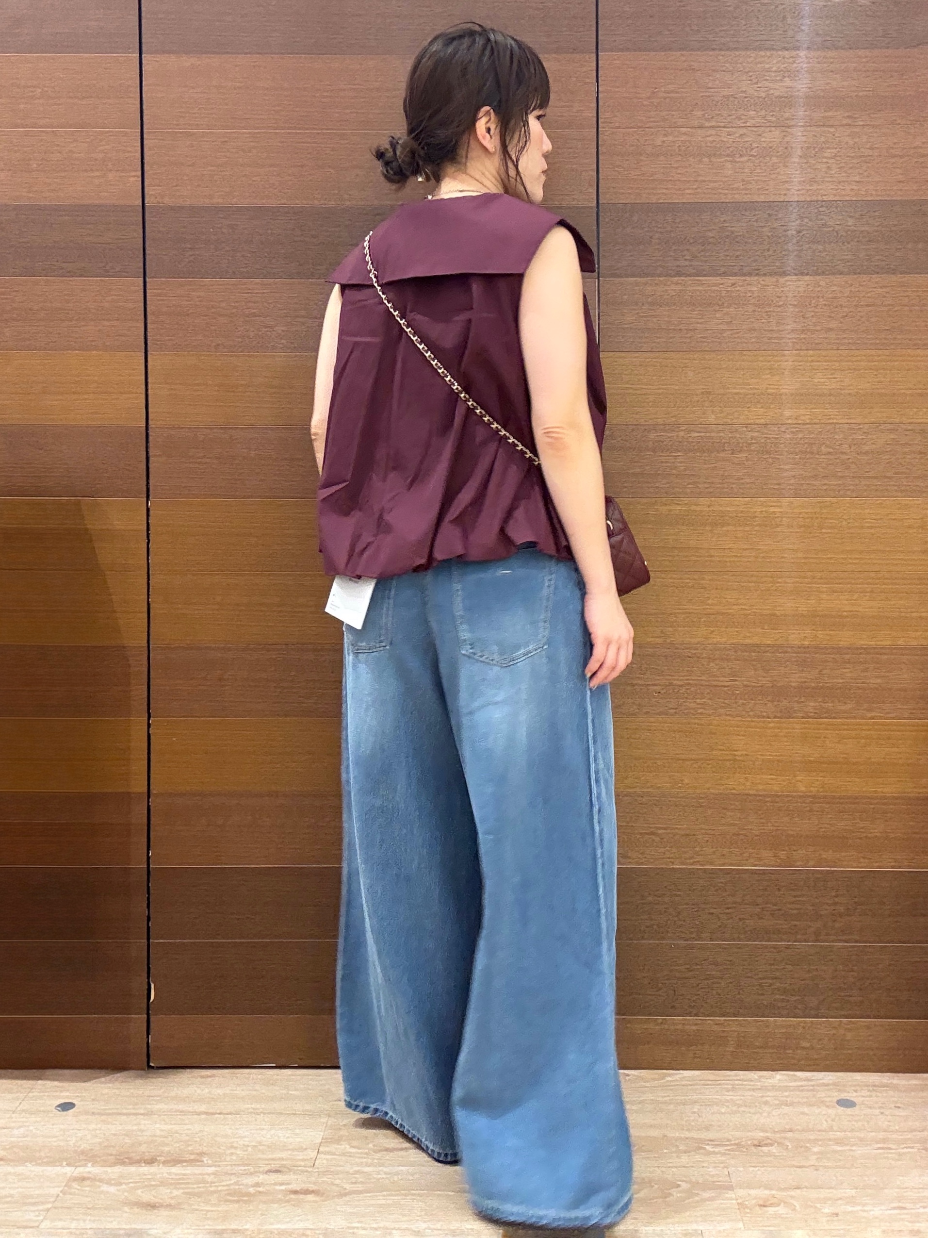 maichiさんの「OPAQUE.CLIP｜裾バルーンブラウス【洗濯機OK】」を使ったコーディネート