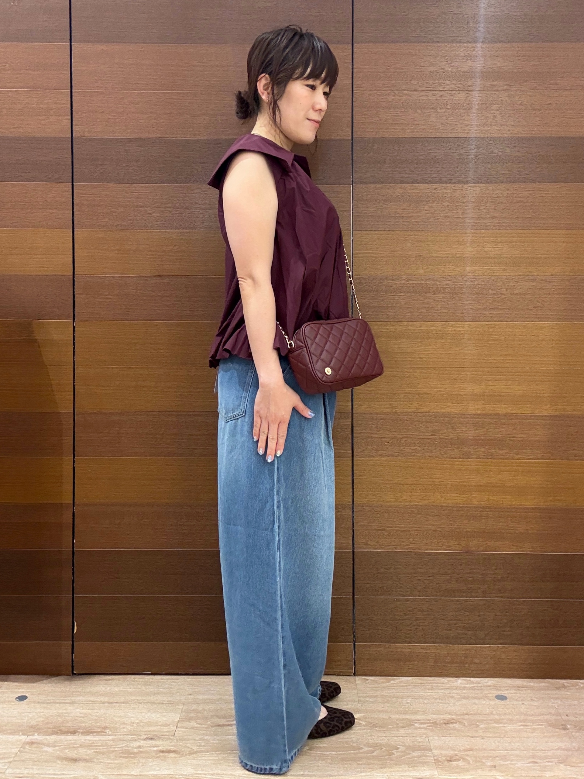 maichiさんの「OPAQUE.CLIP｜裾バルーンブラウス【洗濯機OK】」を使ったコーディネート