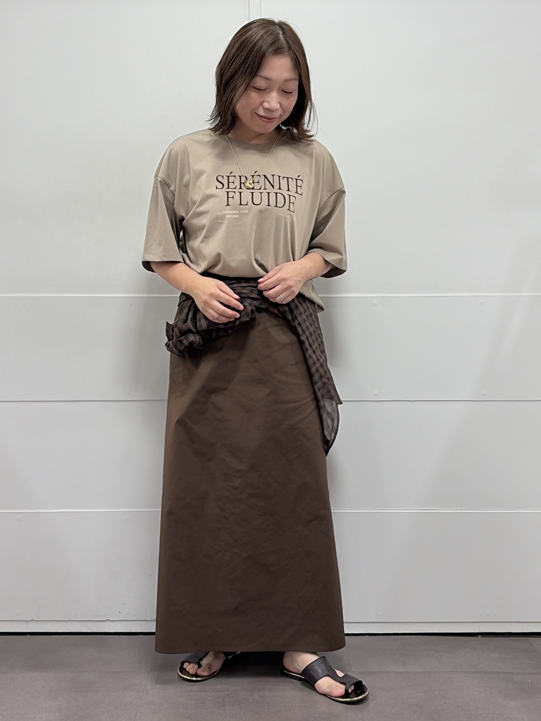 TOKOさんの「UNTITLED｜ベロアプリントロゴT」を使ったコーディネート