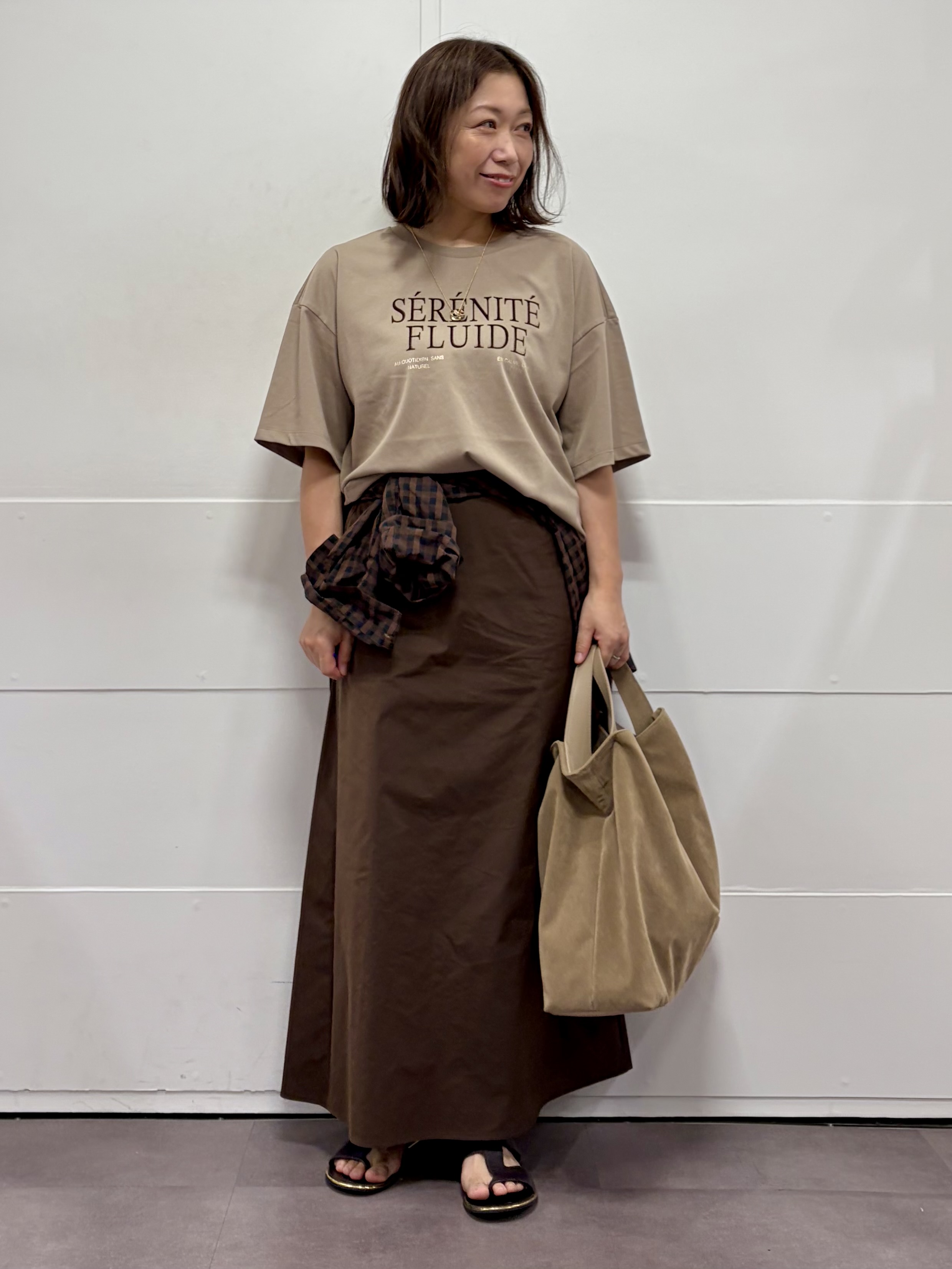 TOKOさんの「UNTITLED｜ベロアプリントロゴT」を使ったコーディネート
