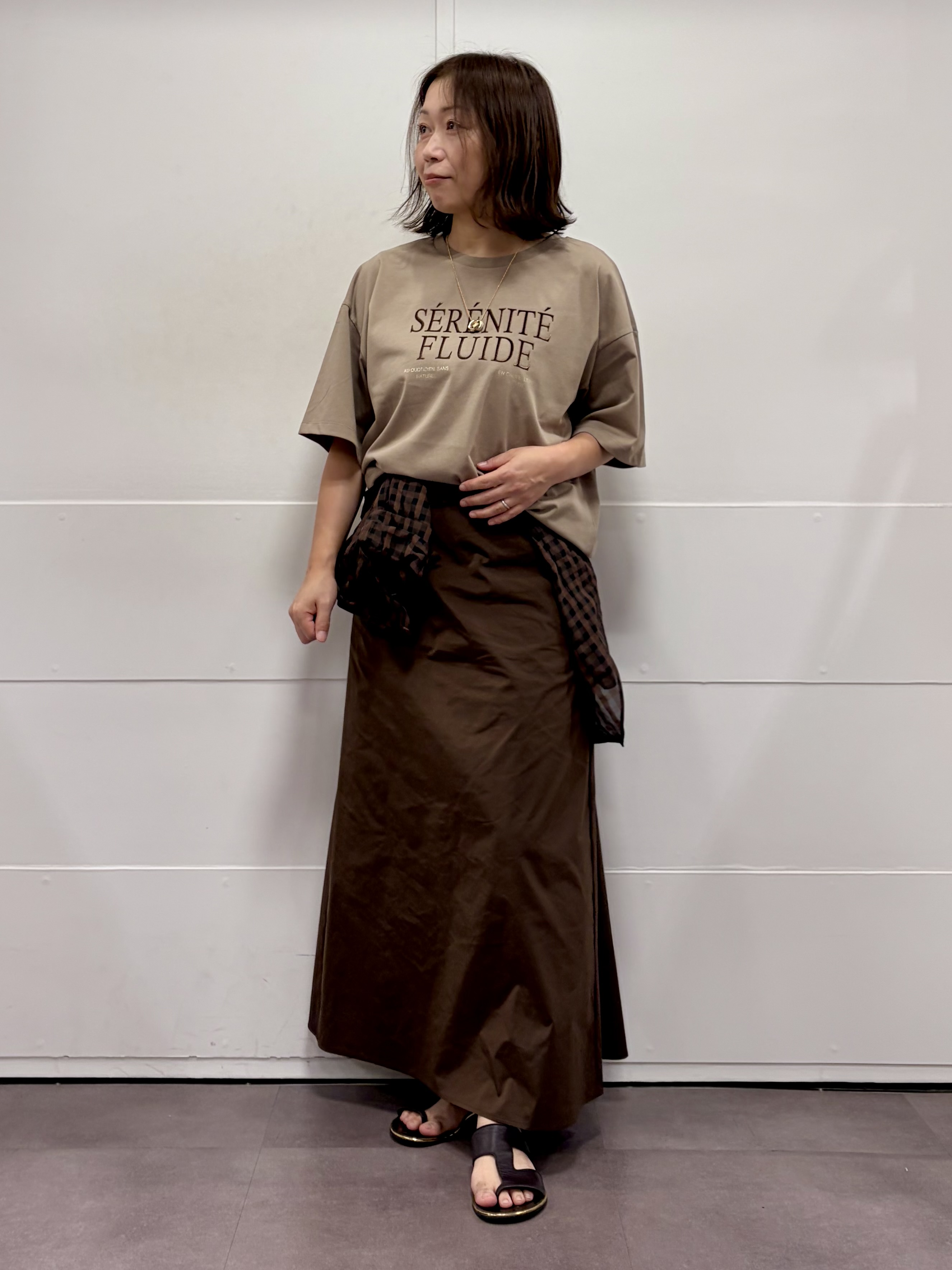 TOKOさんの「UNTITLED｜ベロアプリントロゴT」を使ったコーディネート