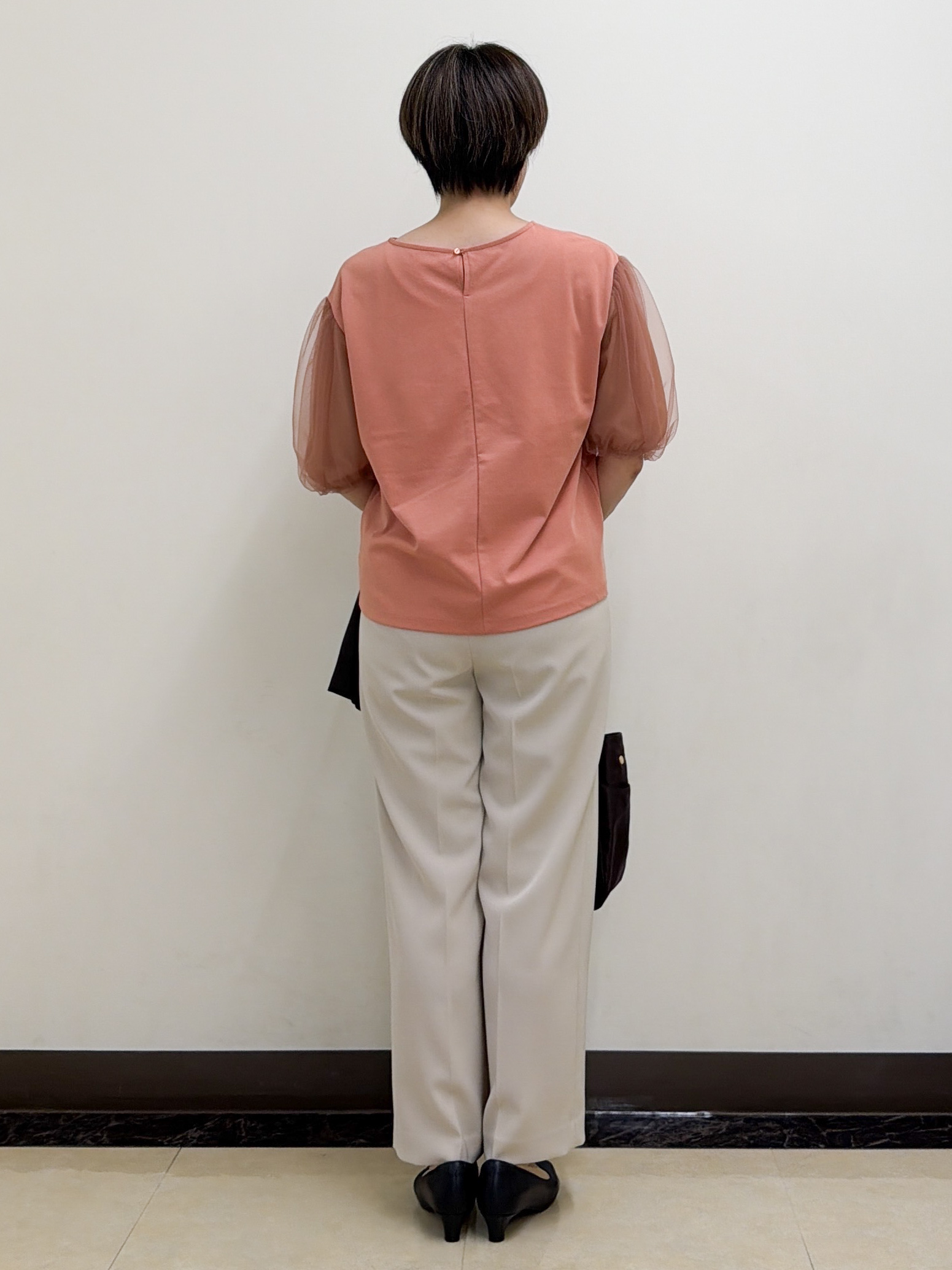 zumaさんの「Reflect｜【UVカット／接触冷感／吸水速乾】チュールスリーブプルオーバー」を使ったコーディネート
