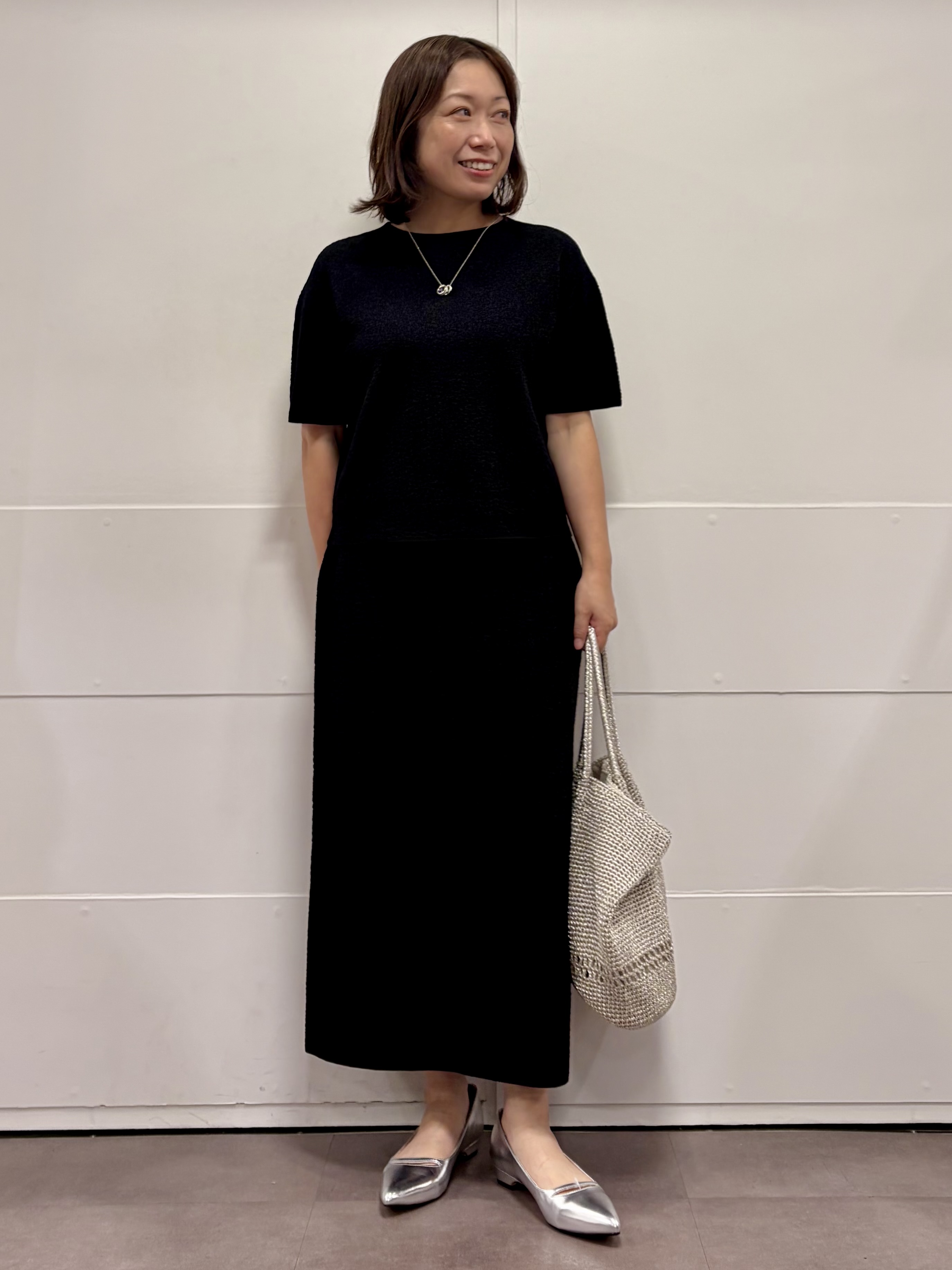 TOKOさんの「UNTITLED｜【セットアップ可】ドライタッチニットプルオーバー」を使ったコーディネート