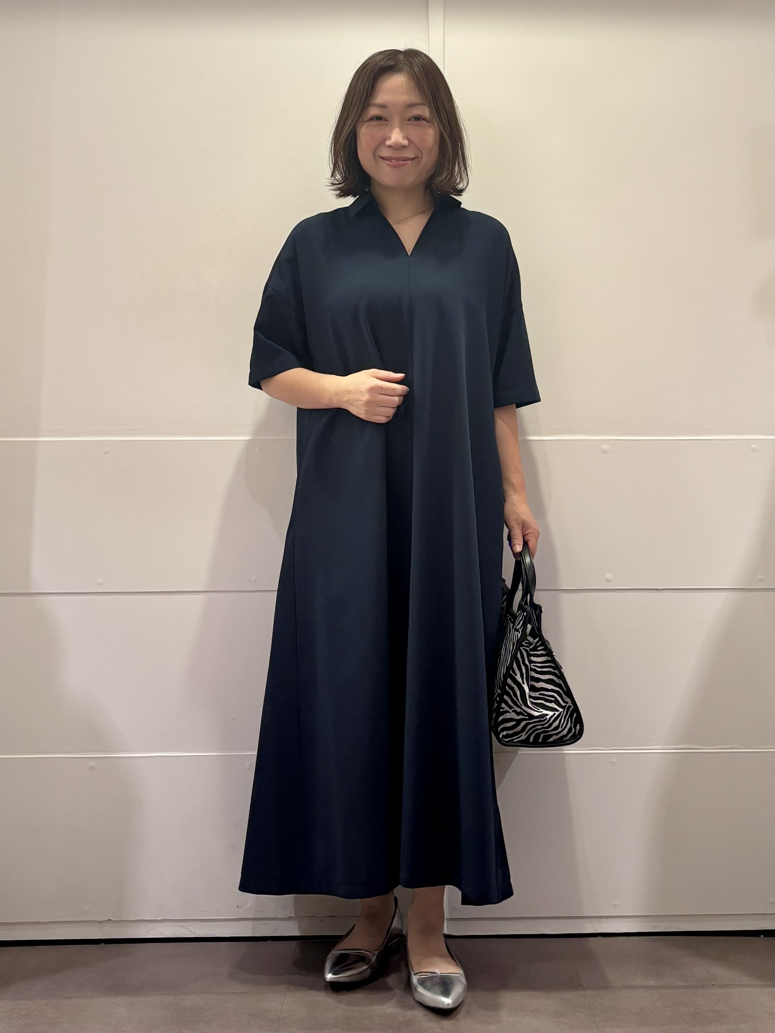 TOKOさんの「UNTITLED｜【UVカット/接触冷感/通気性】エアリークールワンピース」を使ったコーディネート