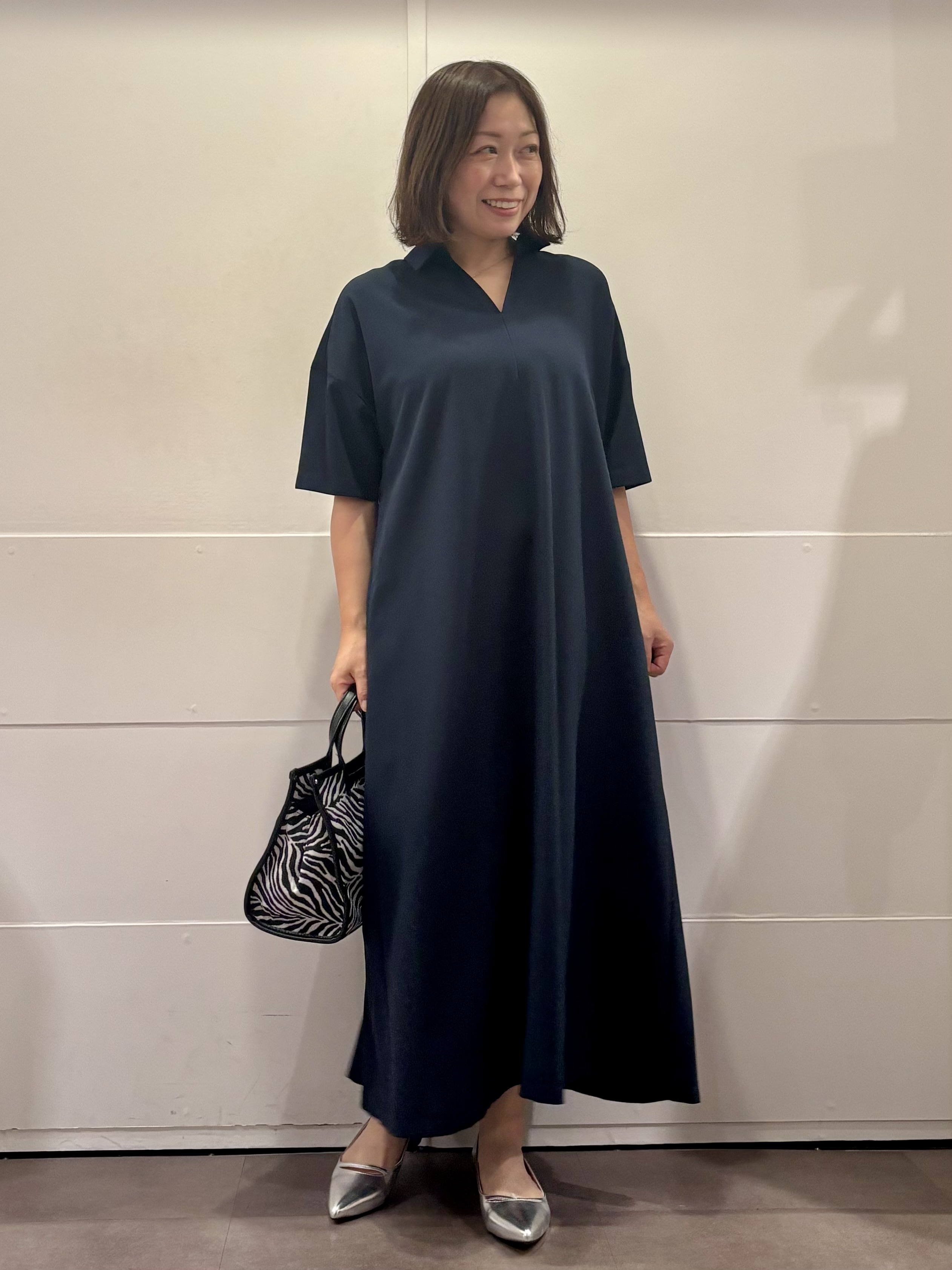 TOKOさんの「UNTITLED｜【UVカット/接触冷感/通気性】エアリークールワンピース」を使ったコーディネート