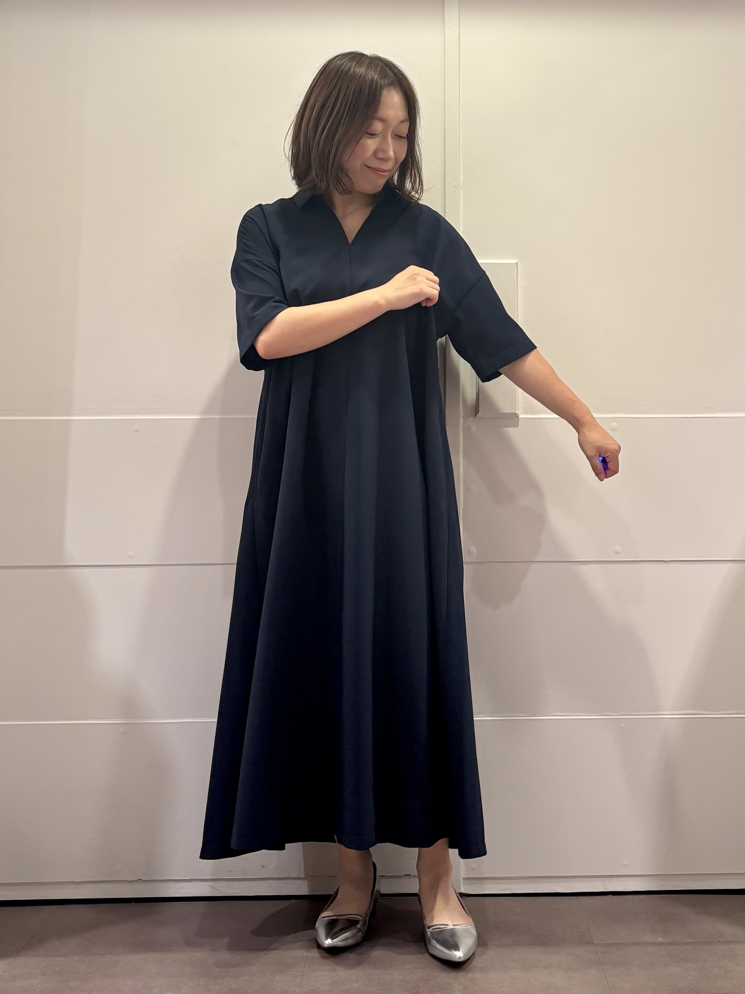 TOKOさんの「UNTITLED｜【UVカット/接触冷感/通気性】エアリークールワンピース」を使ったコーディネート