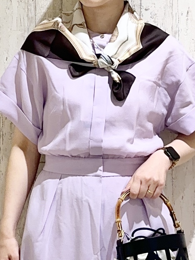 Hana...eさんの「index｜【接触冷感／吸水速乾】リネンライク シャツワンピース《洗濯機OK》」を使ったコーディネート